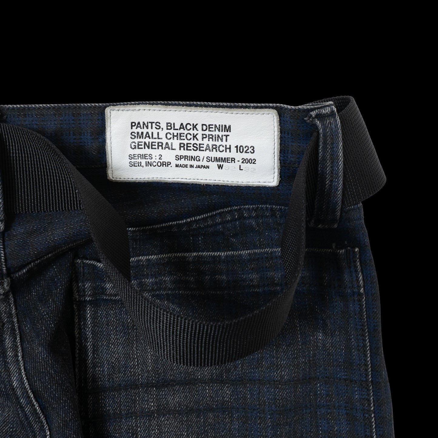 00s General Research Plaid Jeans