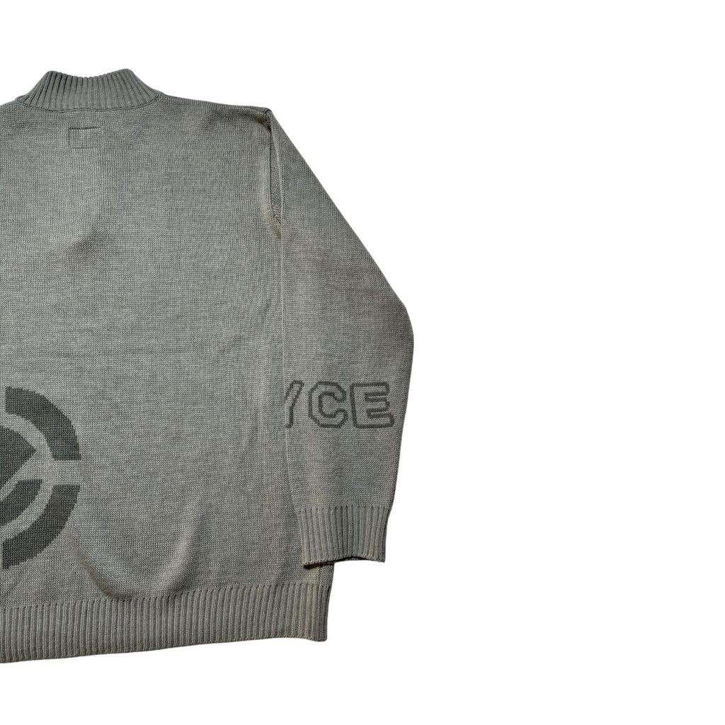 Enyce Grey Knit Embroided L