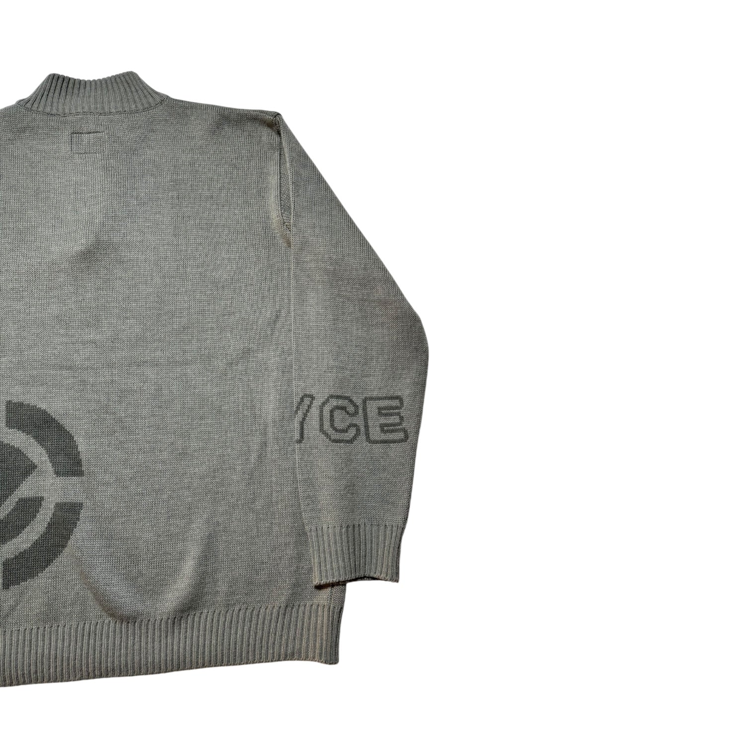 Enyce Grey Knit Embroided L