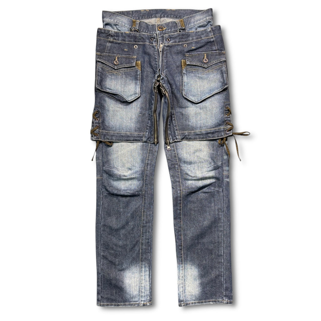 PPFM 2WAY Nordic Parachute Denim Cargo