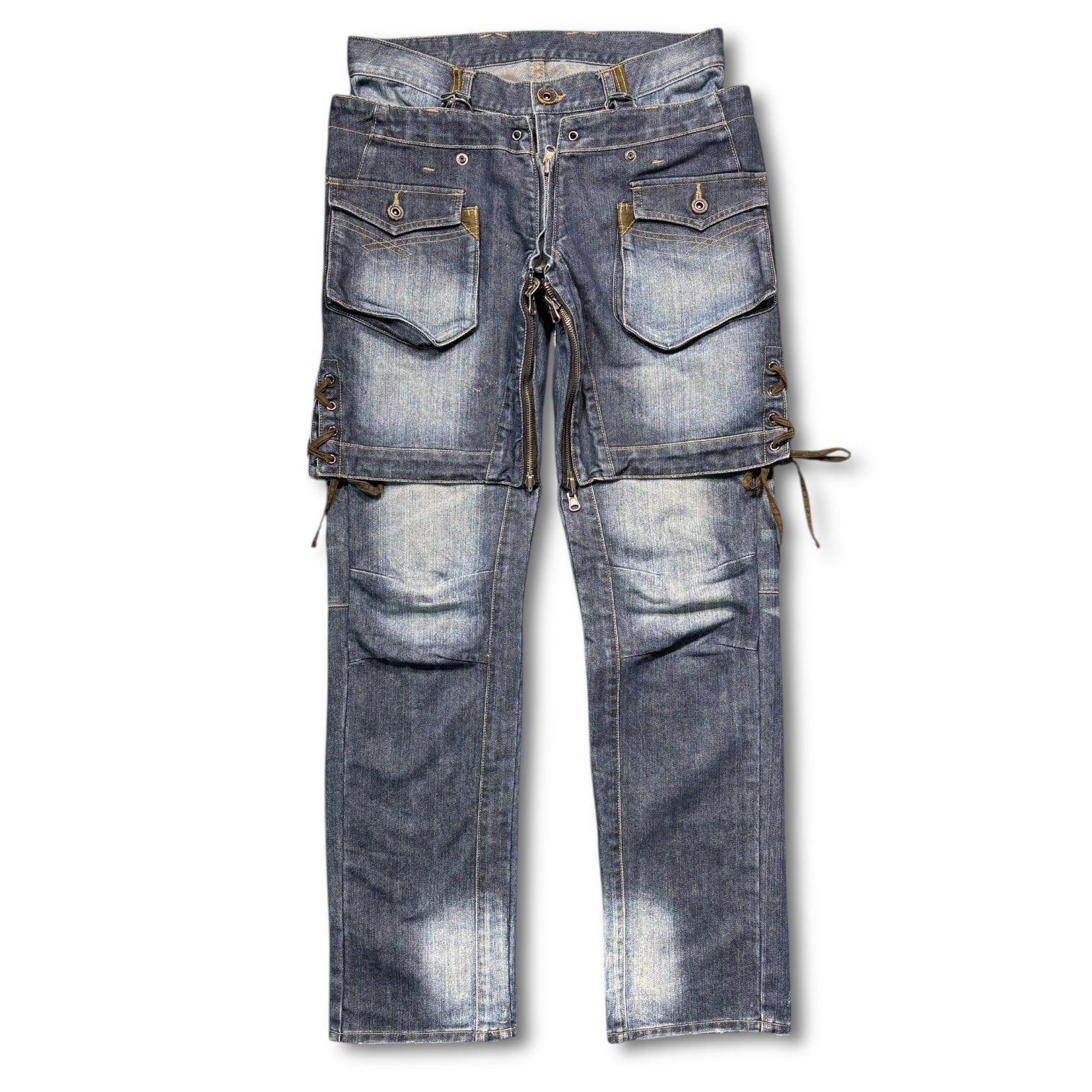 PPFM 2WAY Nordic Parachute Denim Cargo