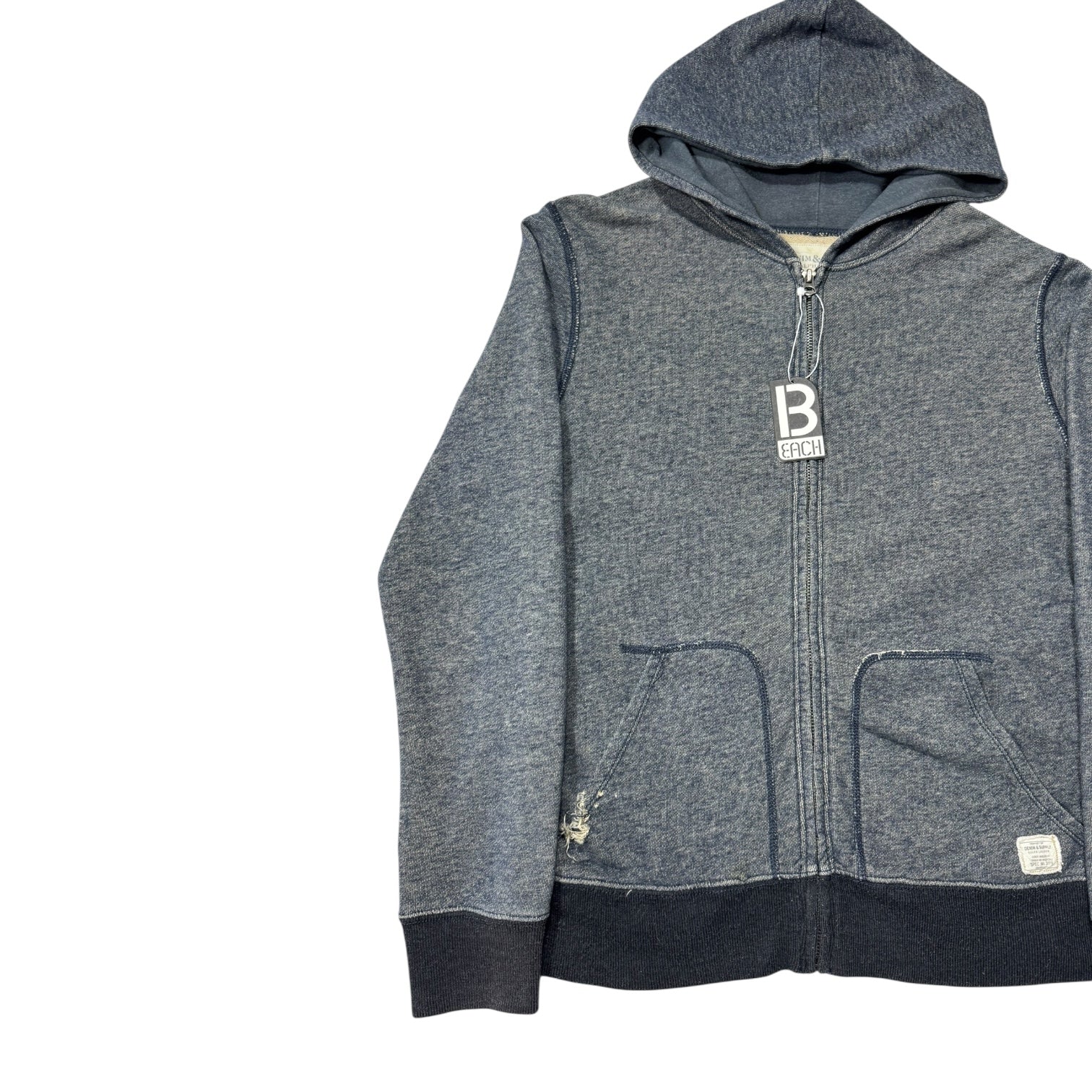 00s RALPH LAUREN US big flag Hoodie