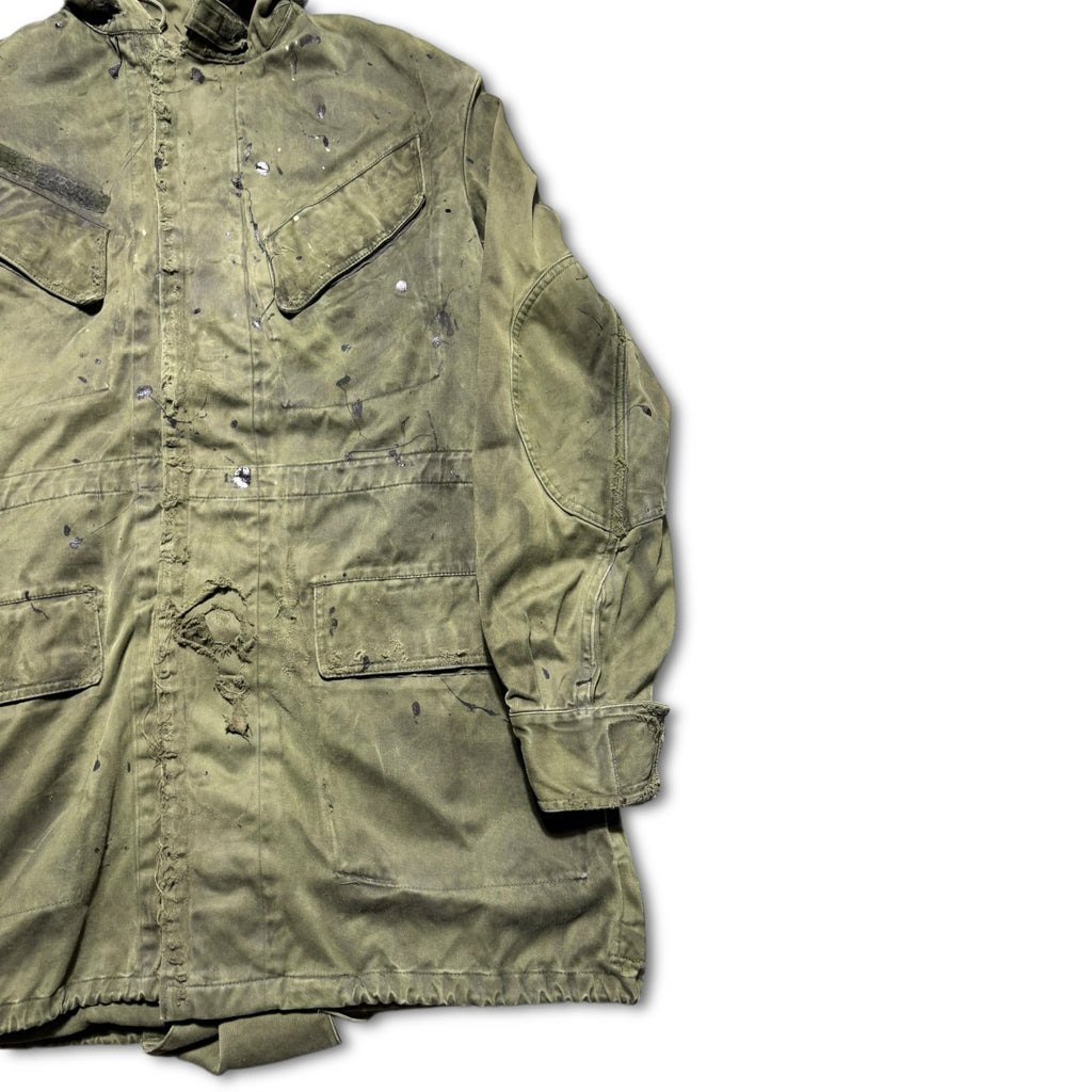 [13each remake]Vintage Military Heavey Coat Damaged