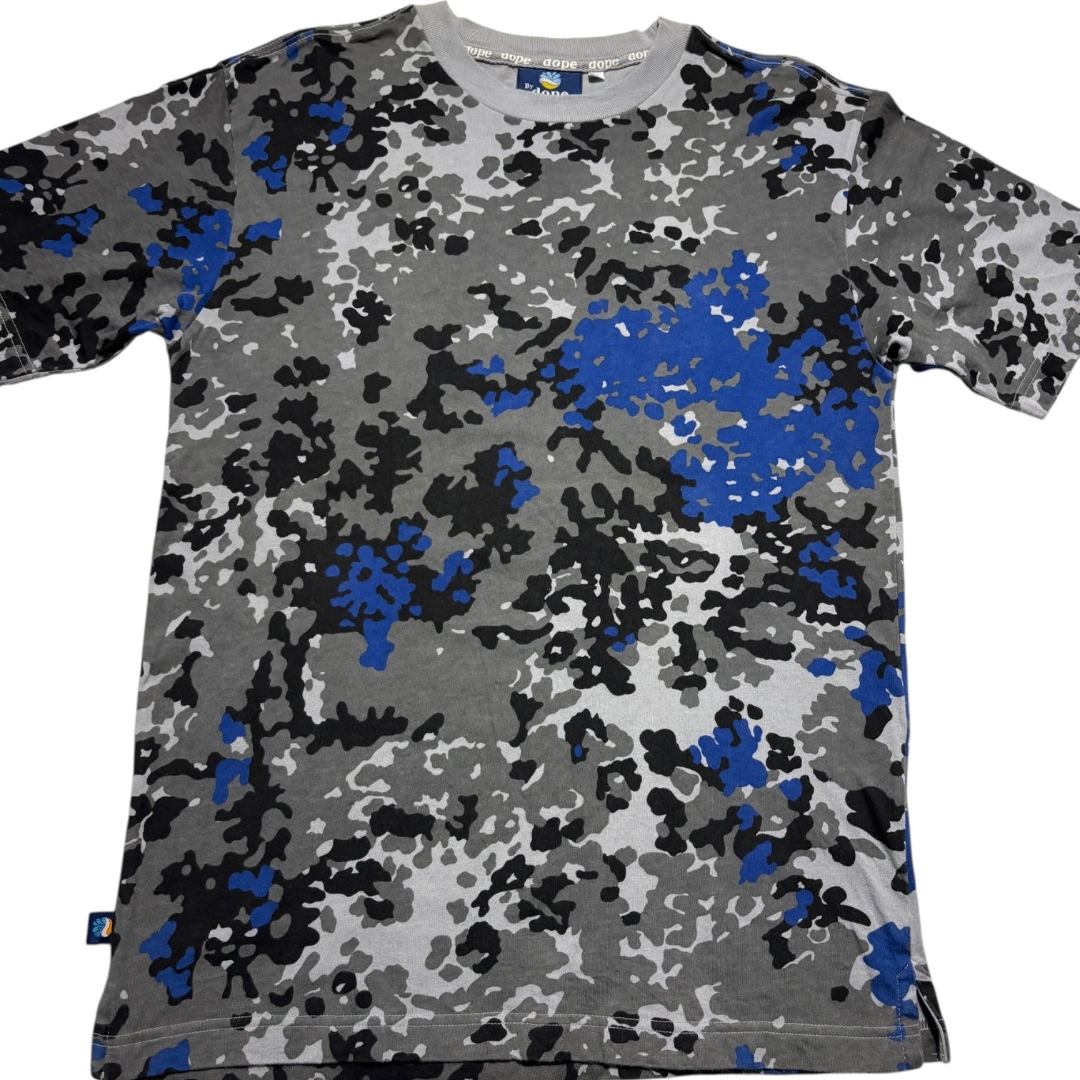 90s Dope UK digital camo Tee grey