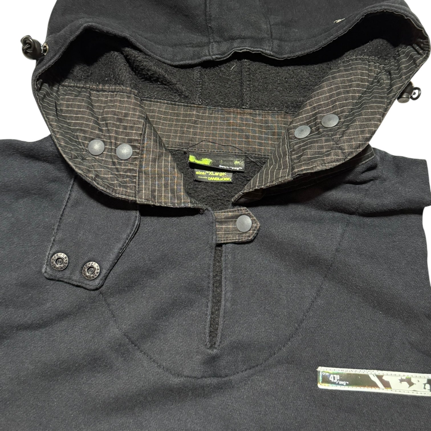 00s Swagger Black Hoodie Tech XL