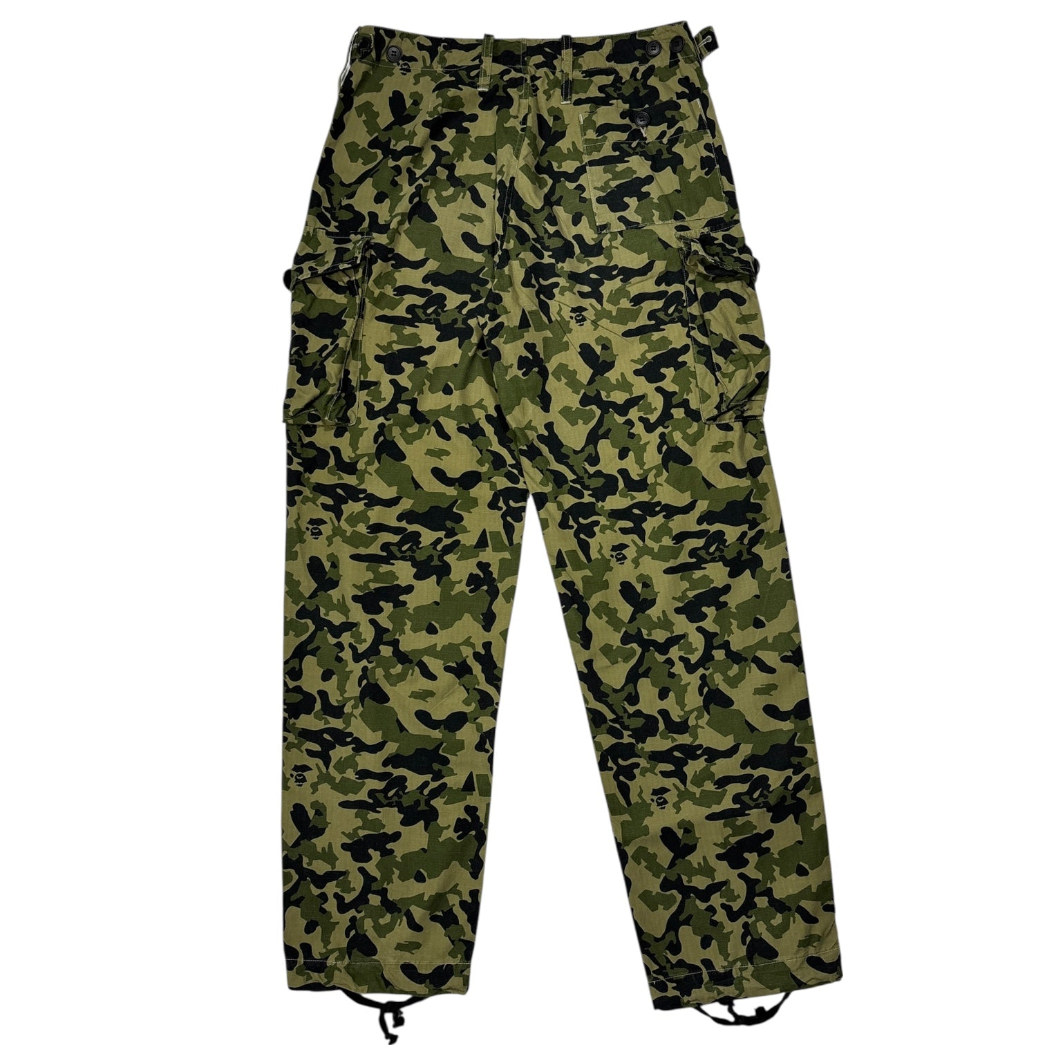 00s Bape head camo cargo