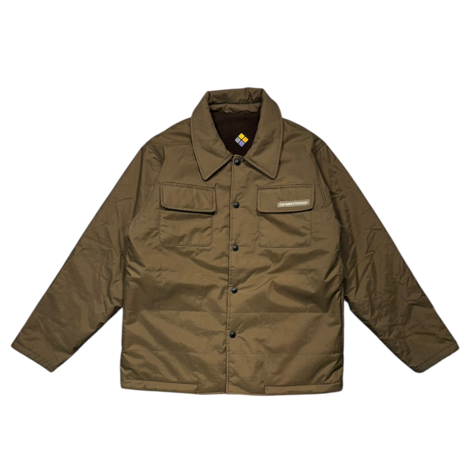 Complete Finess Brown Puffer Jacket
