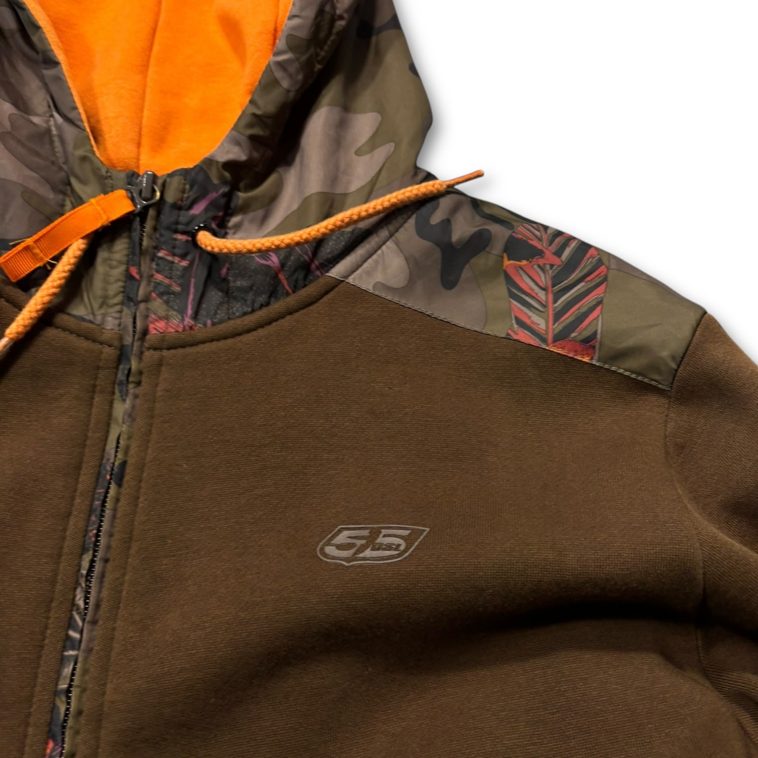 55DSL DIesel Hybrid Nylon Zip Hoodie