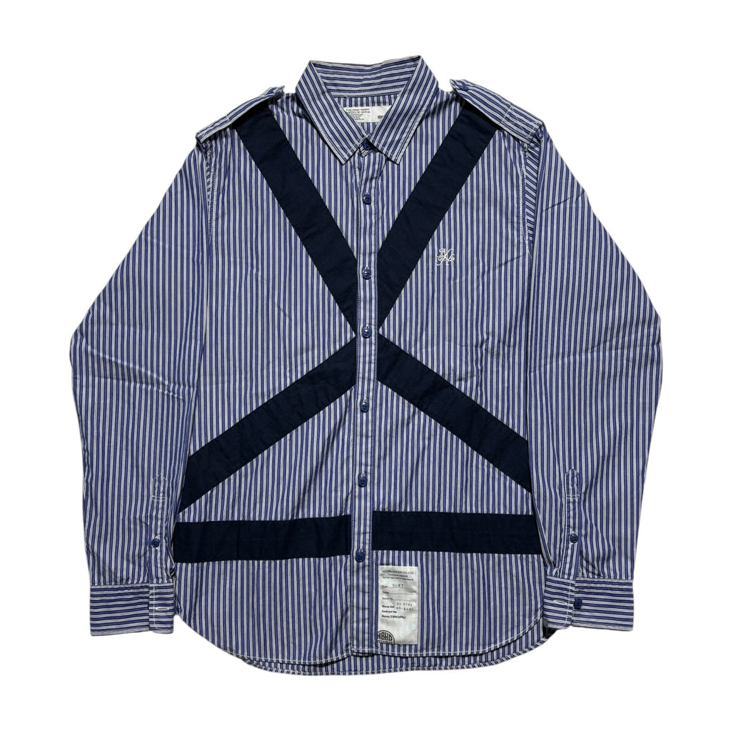 00s NEIGHBORHOOD technical stripe shirts