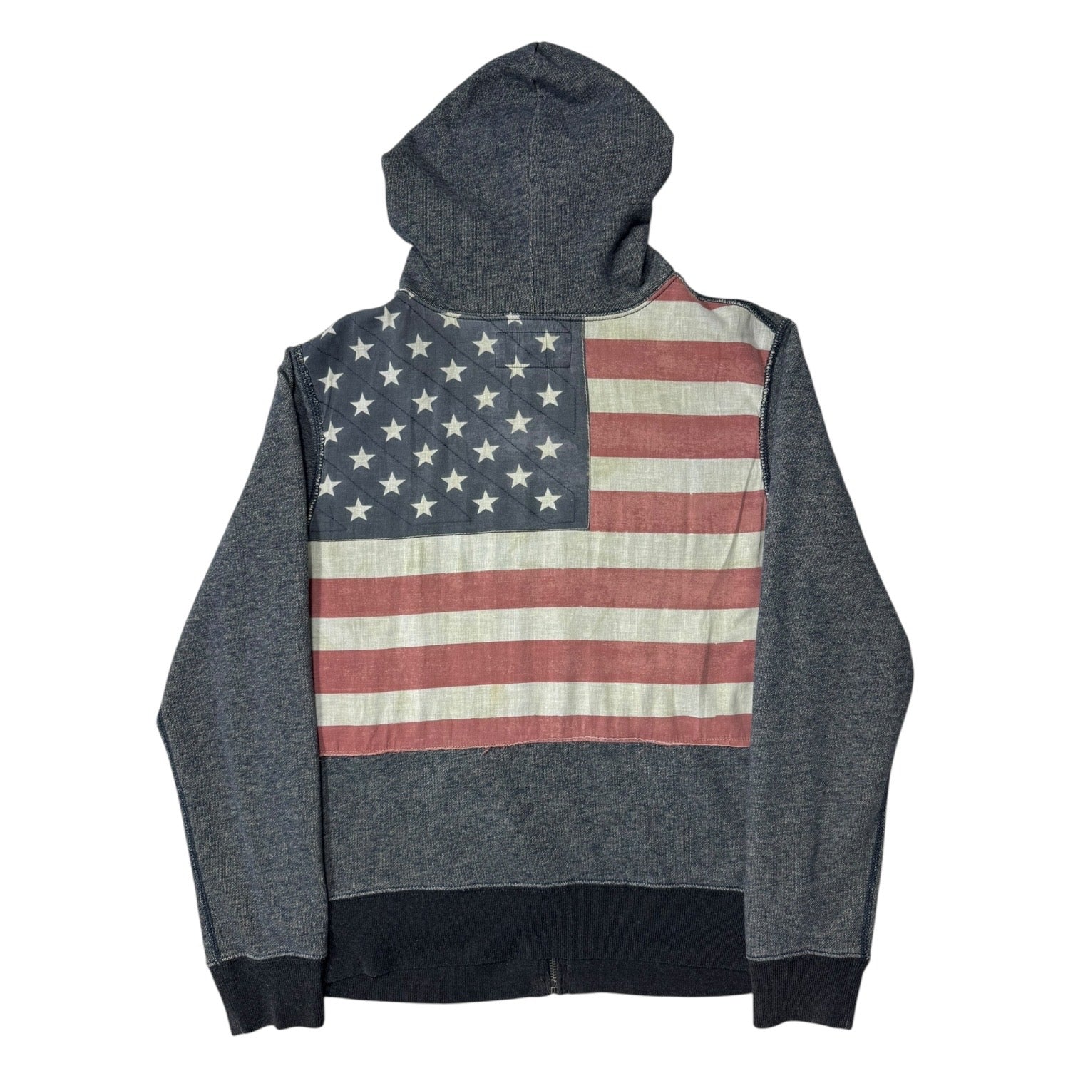 00s RALPH LAUREN US big flag Hoodie