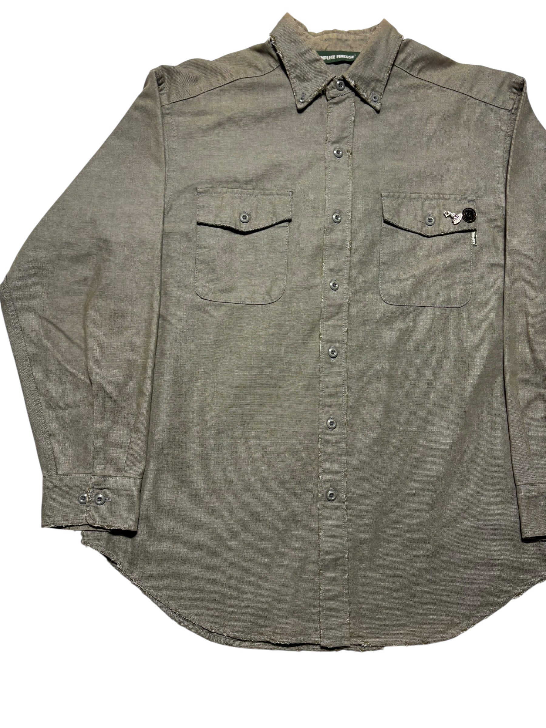00s Coplete Finess Damaged Shirts Khaki