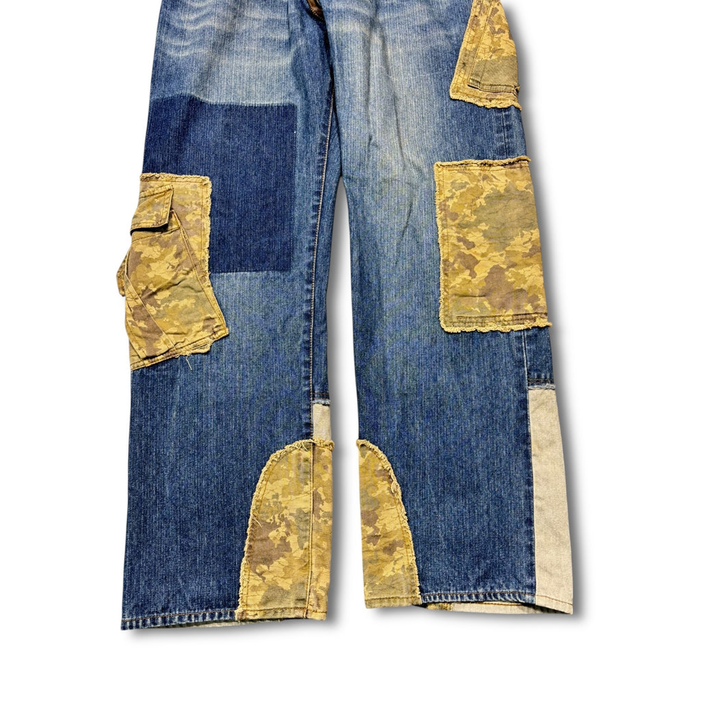 PPFM 00s Docking Camo Cargo Denim