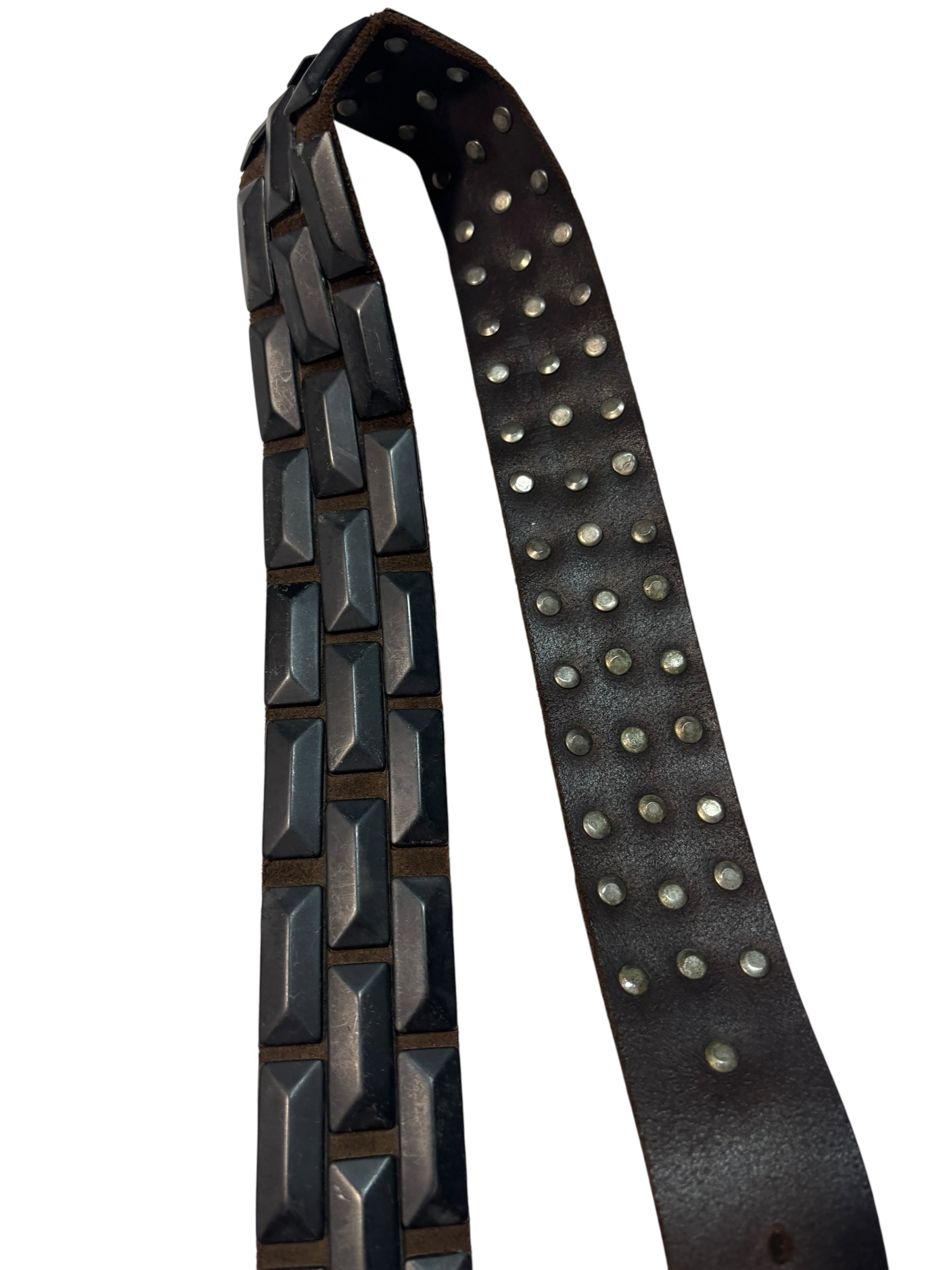 00s Diesel Metal Leather Belt