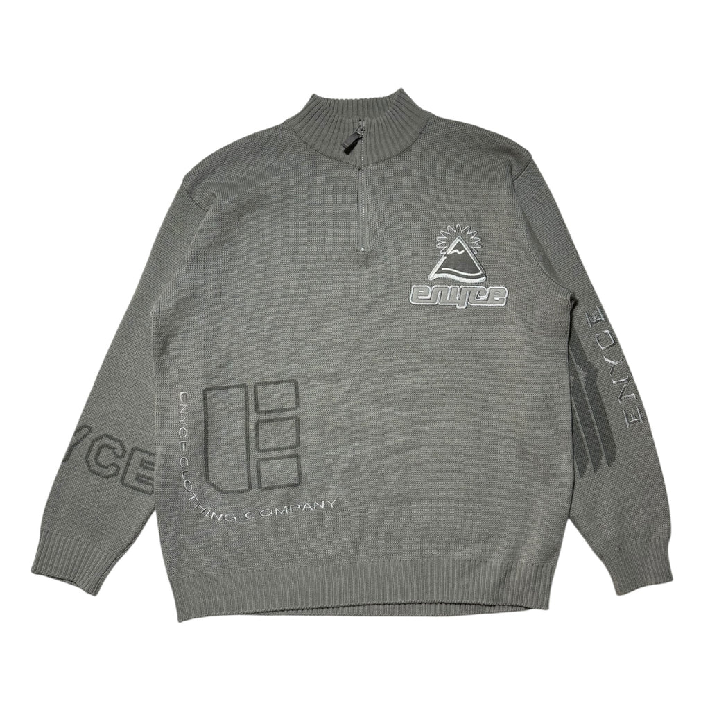Enyce Grey Knit Embroided L