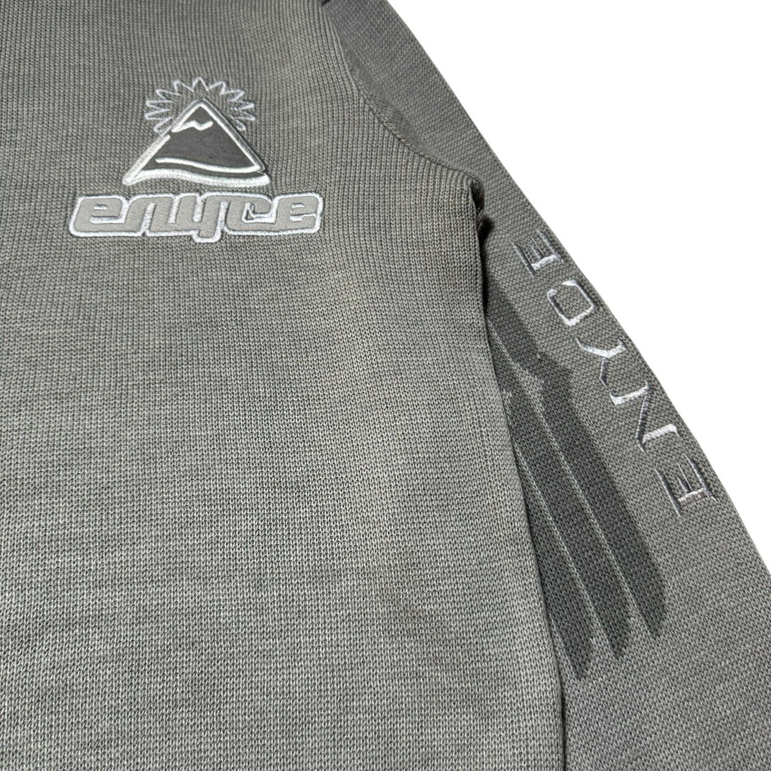 Enyce Grey Knit Embroided L