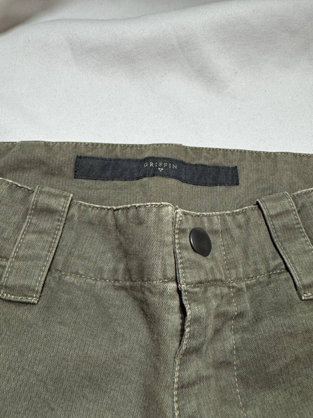 GRIFFIN Cargo Parachute Pants Khaki