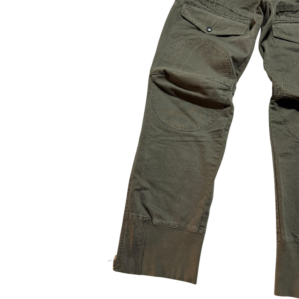 GRIFFIN Cargo Parachute Pants Khaki