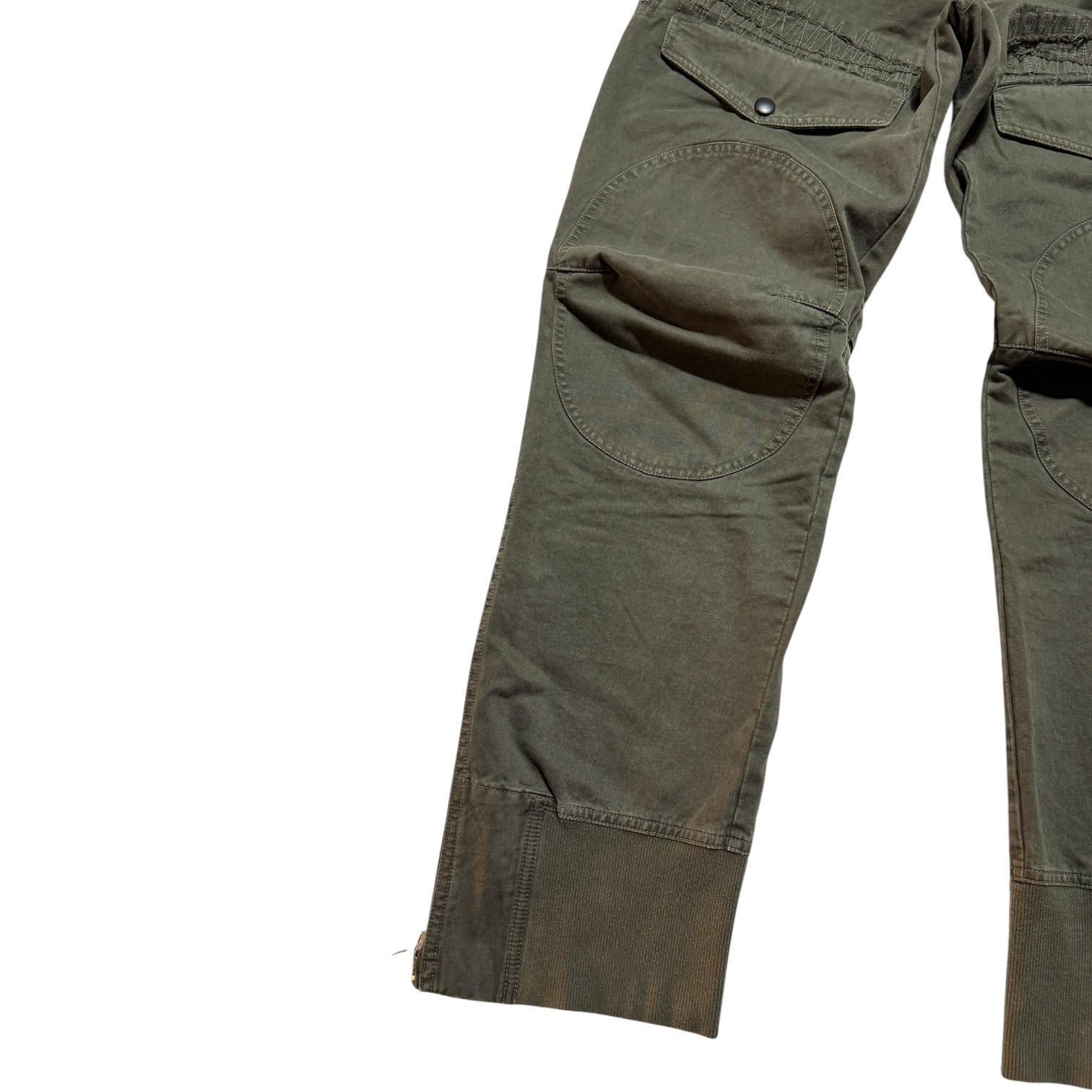 GRIFFIN Cargo Parachute Pants Khaki