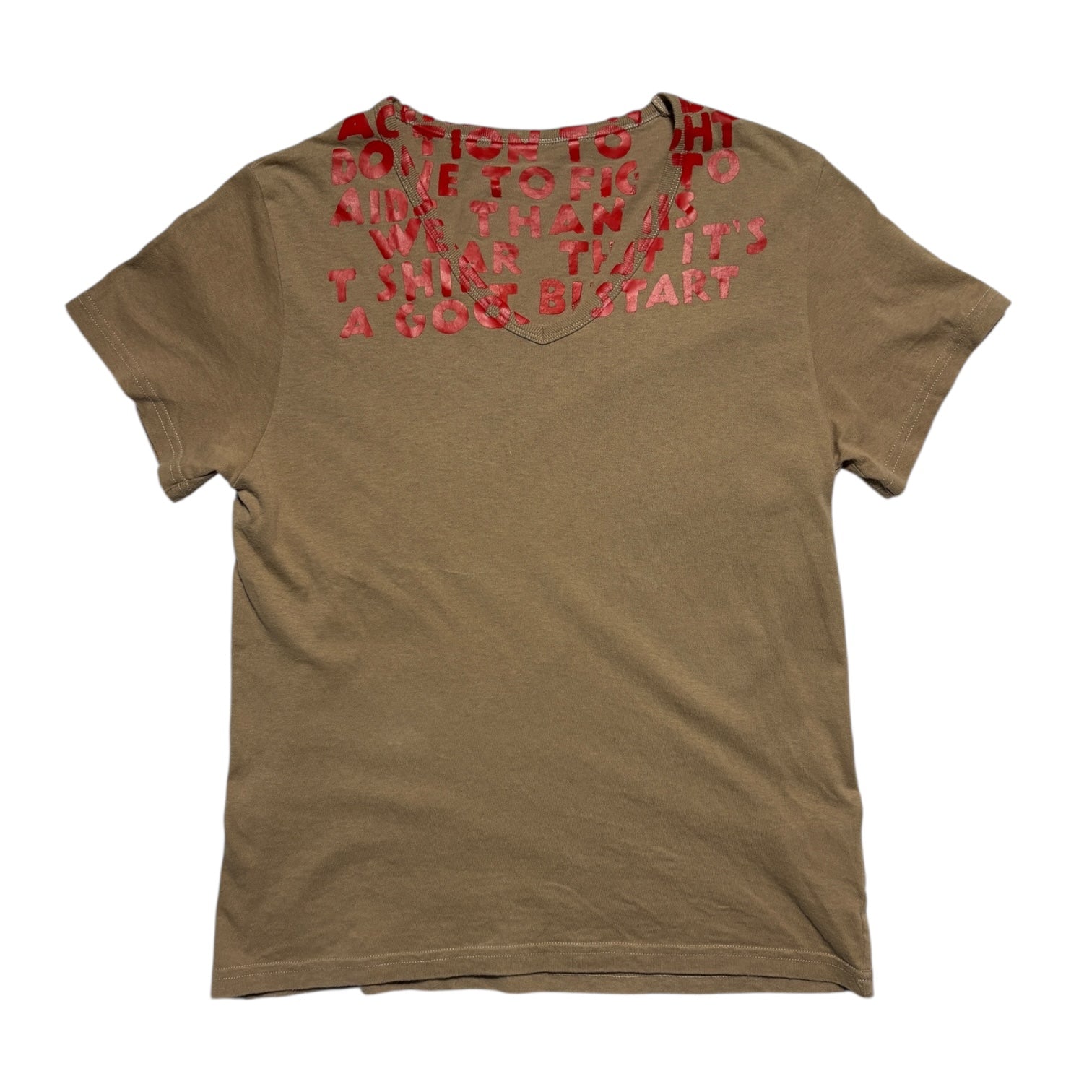 00s Martin Margiela AIDS Tee ココノエ期　Made in italy