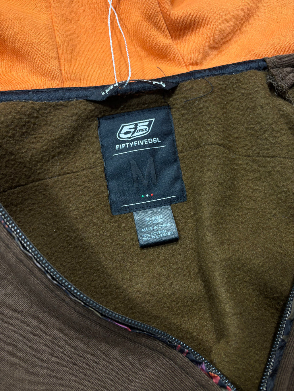 55DSL DIesel Hybrid Nylon Zip Hoodie