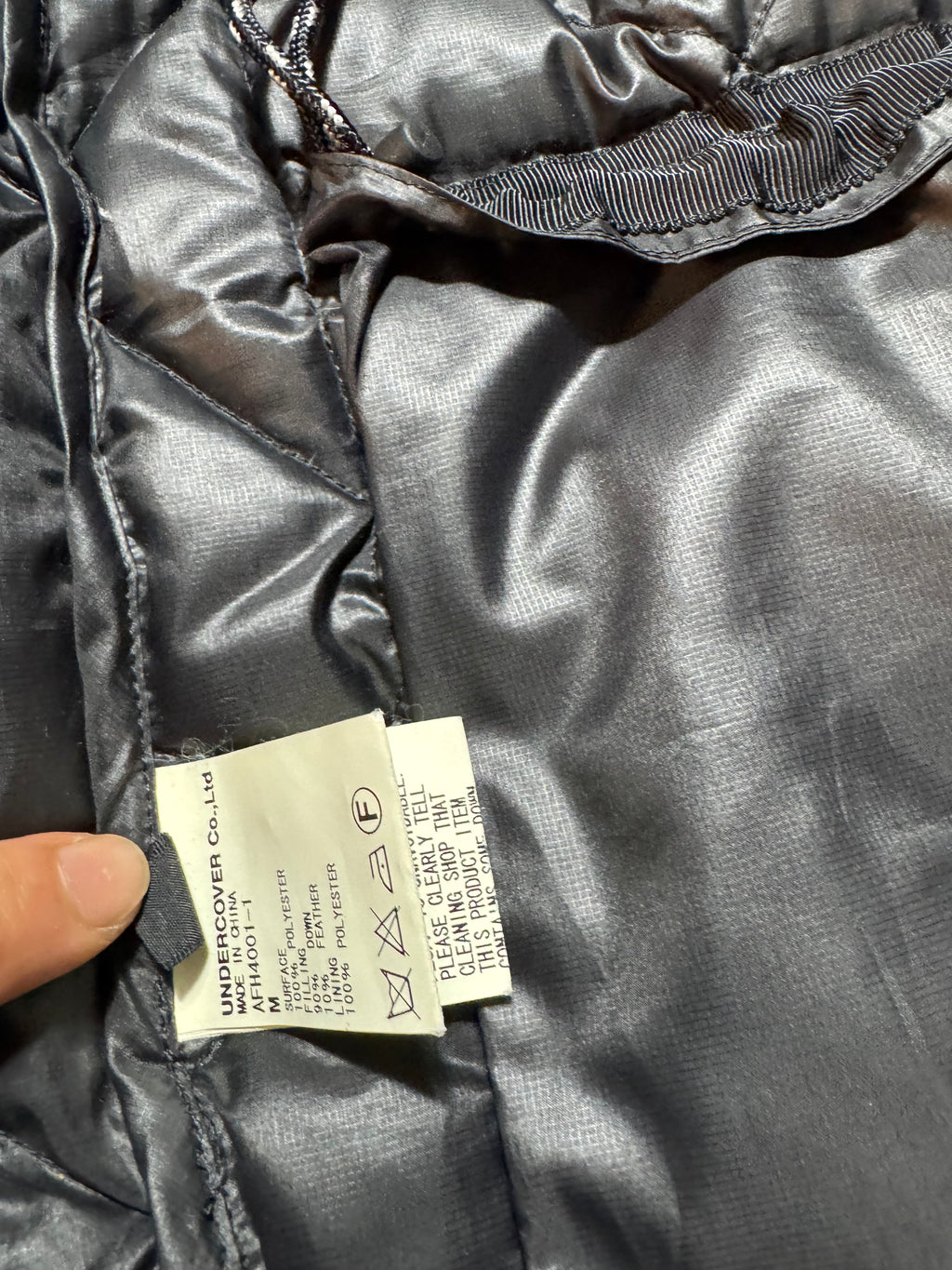 AFFA × Undercover Puffer Vest