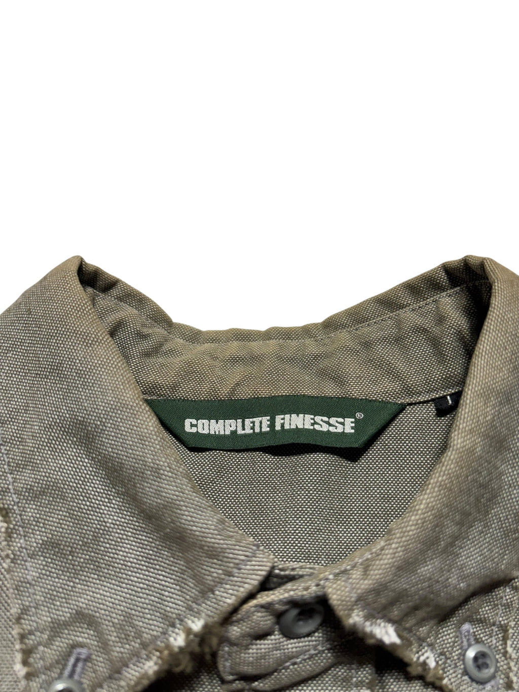 00s Coplete Finess Damaged Shirts Khaki