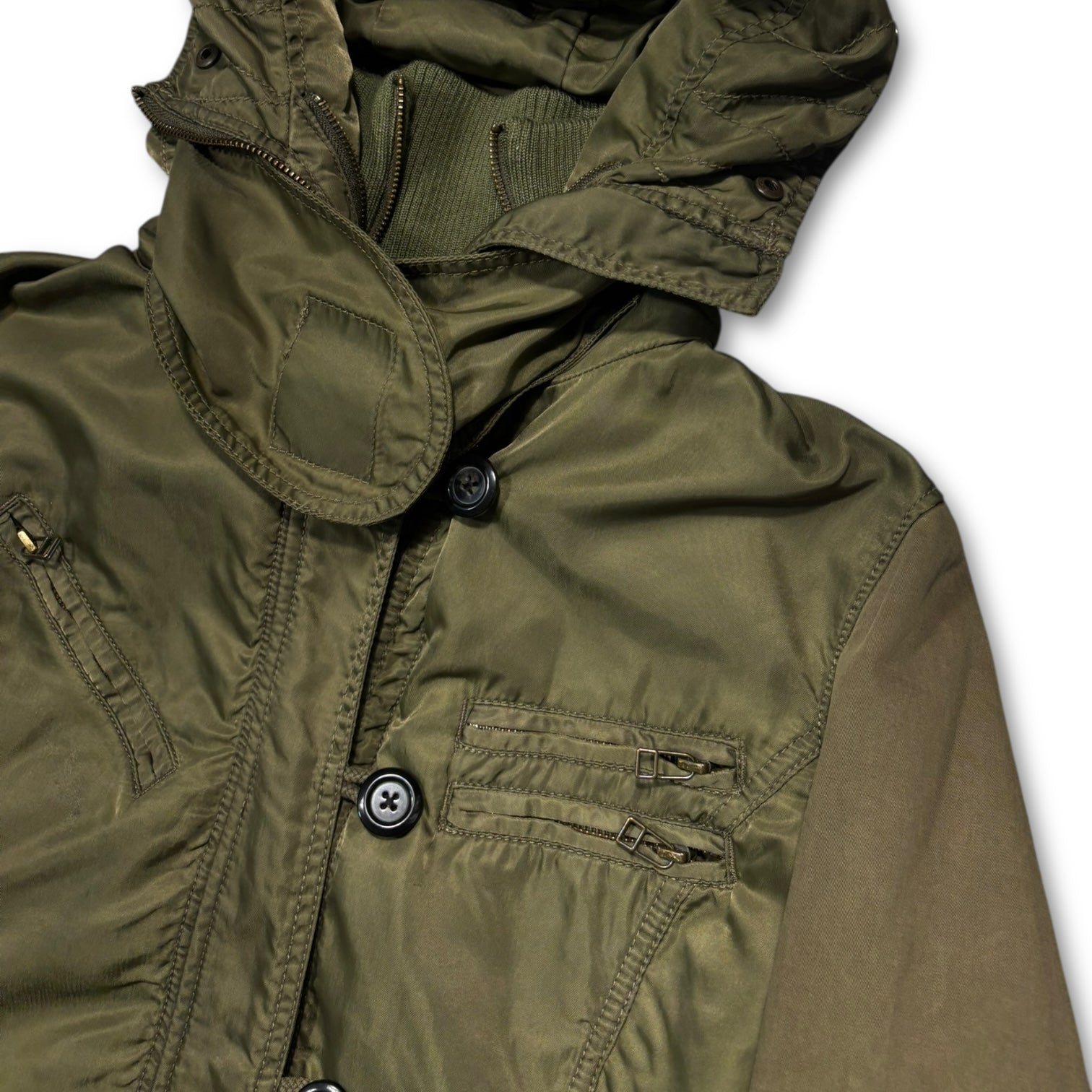 00s Avirex Gimmick Hooded Coat