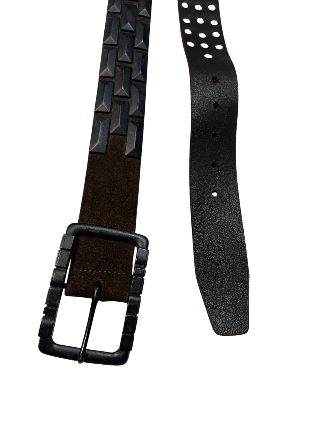 00s Diesel Metal Leather Belt