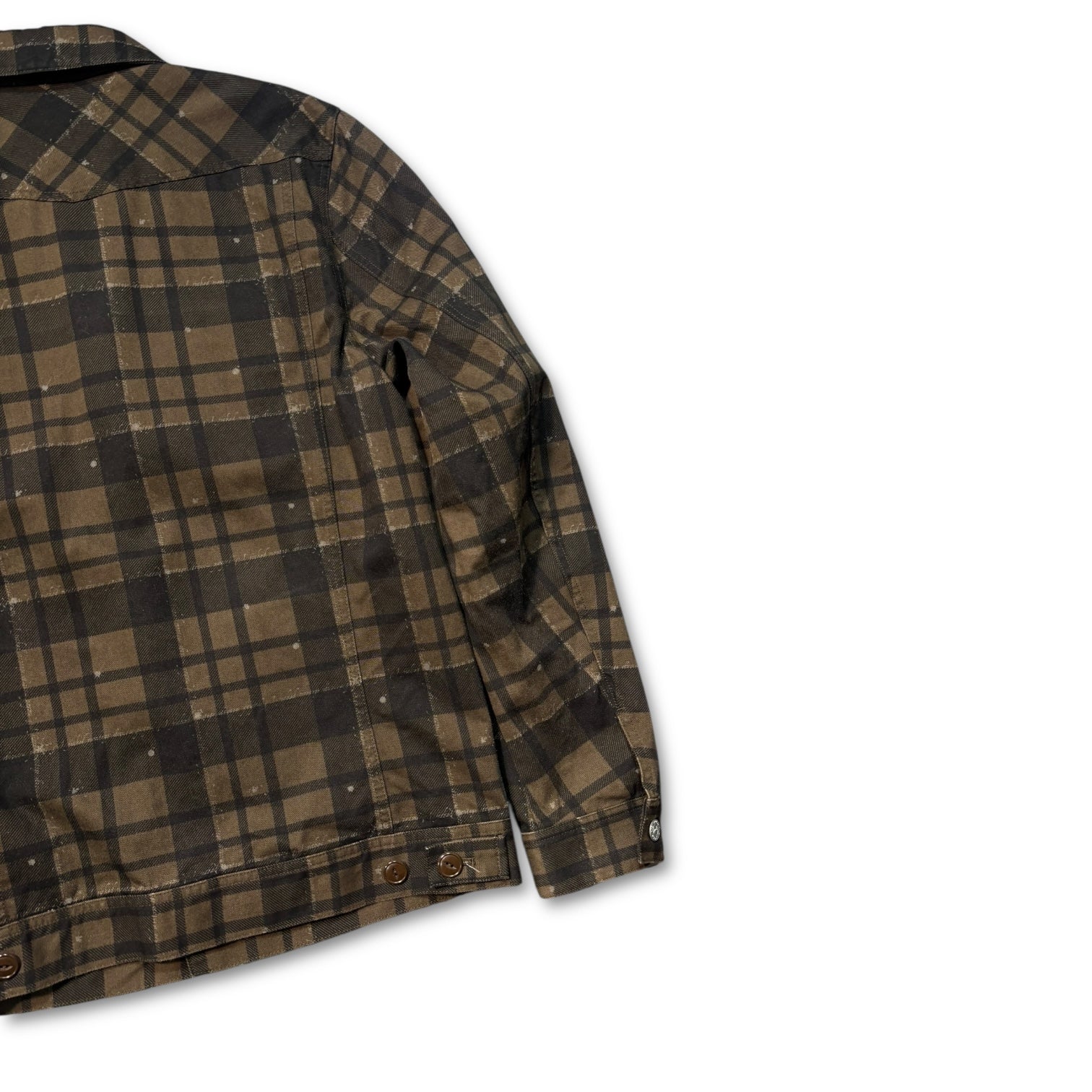 00s Montage Plaid Shirts Jacket