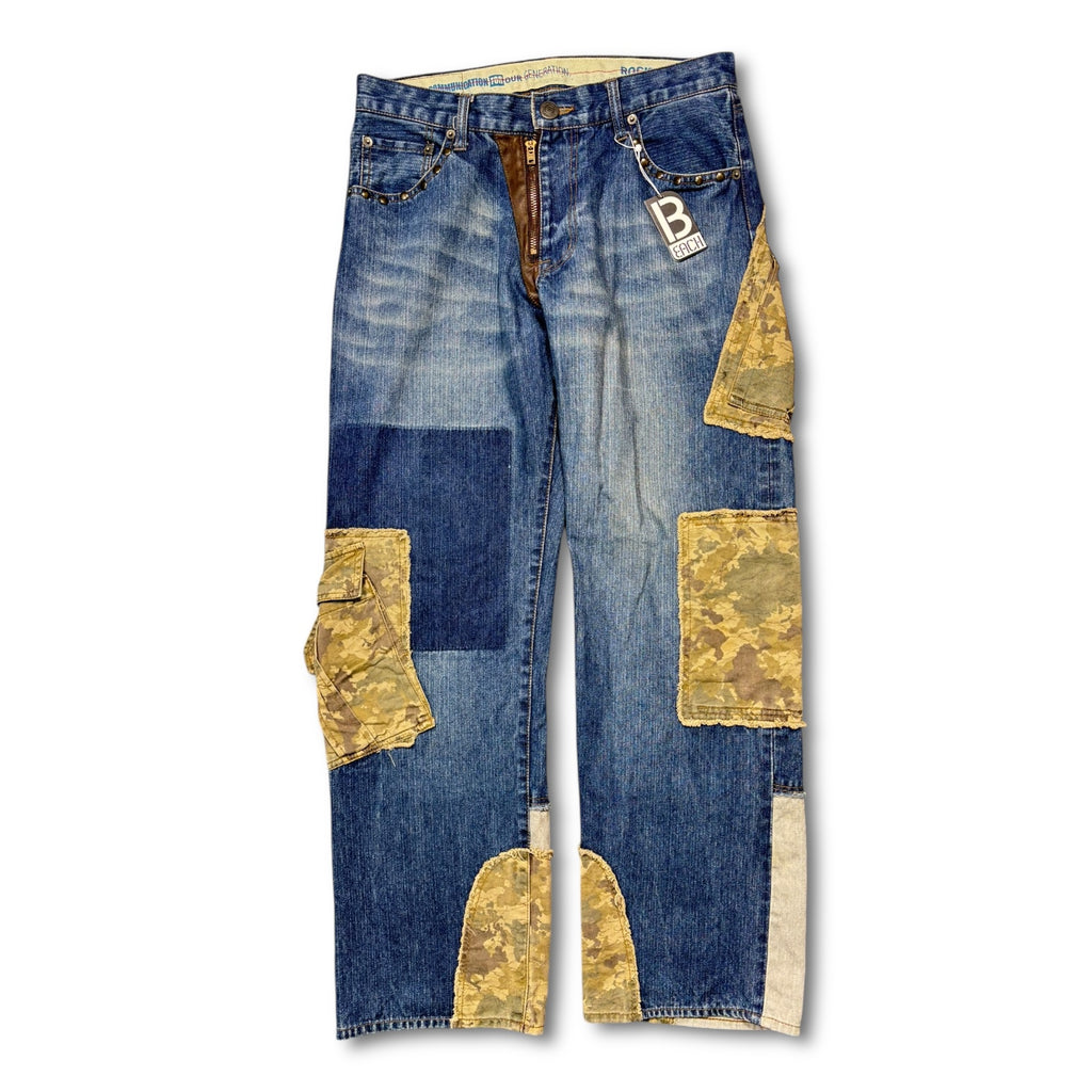 PPFM 00s Docking Camo Cargo Denim