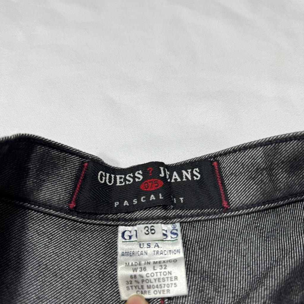 90s Guess silver denim