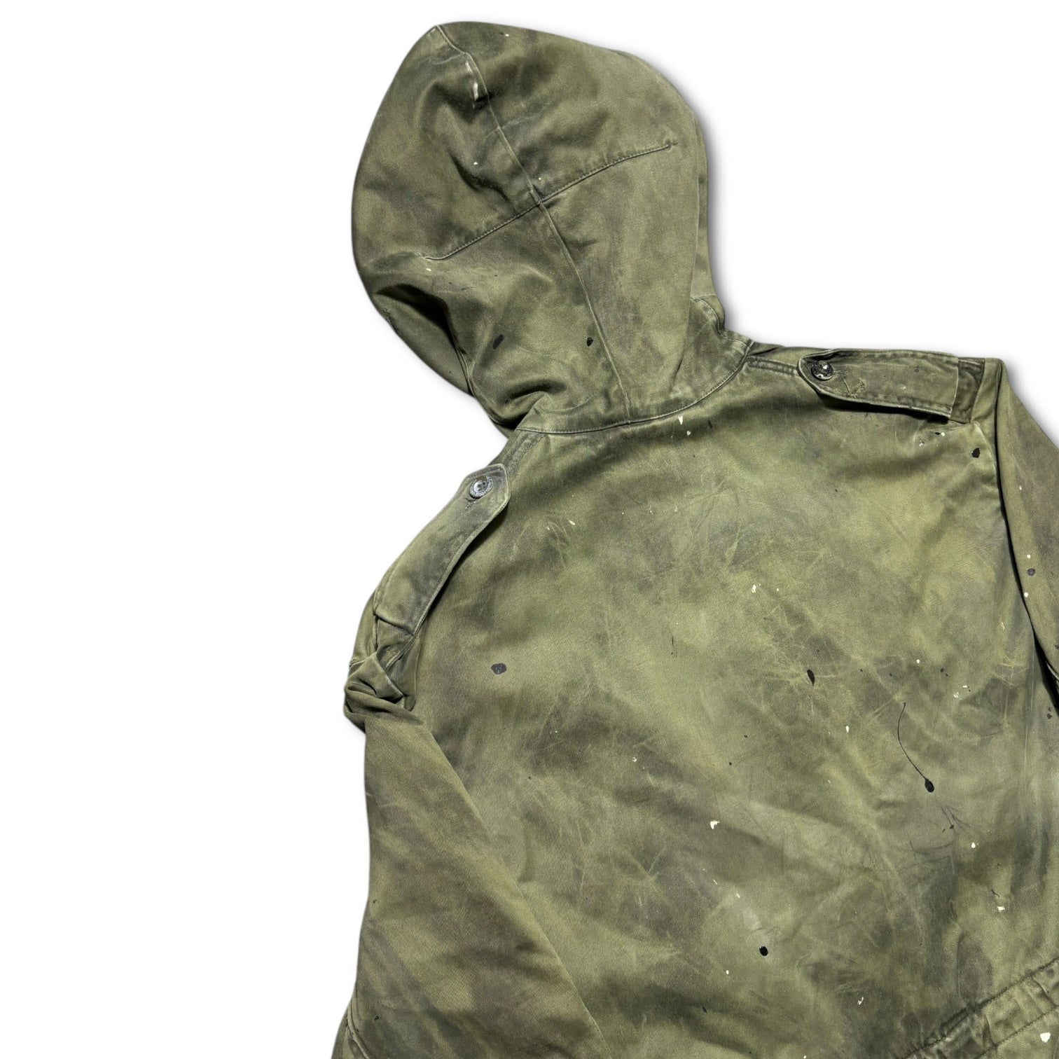 [13each remake]Vintage Military Heavey Coat Damaged