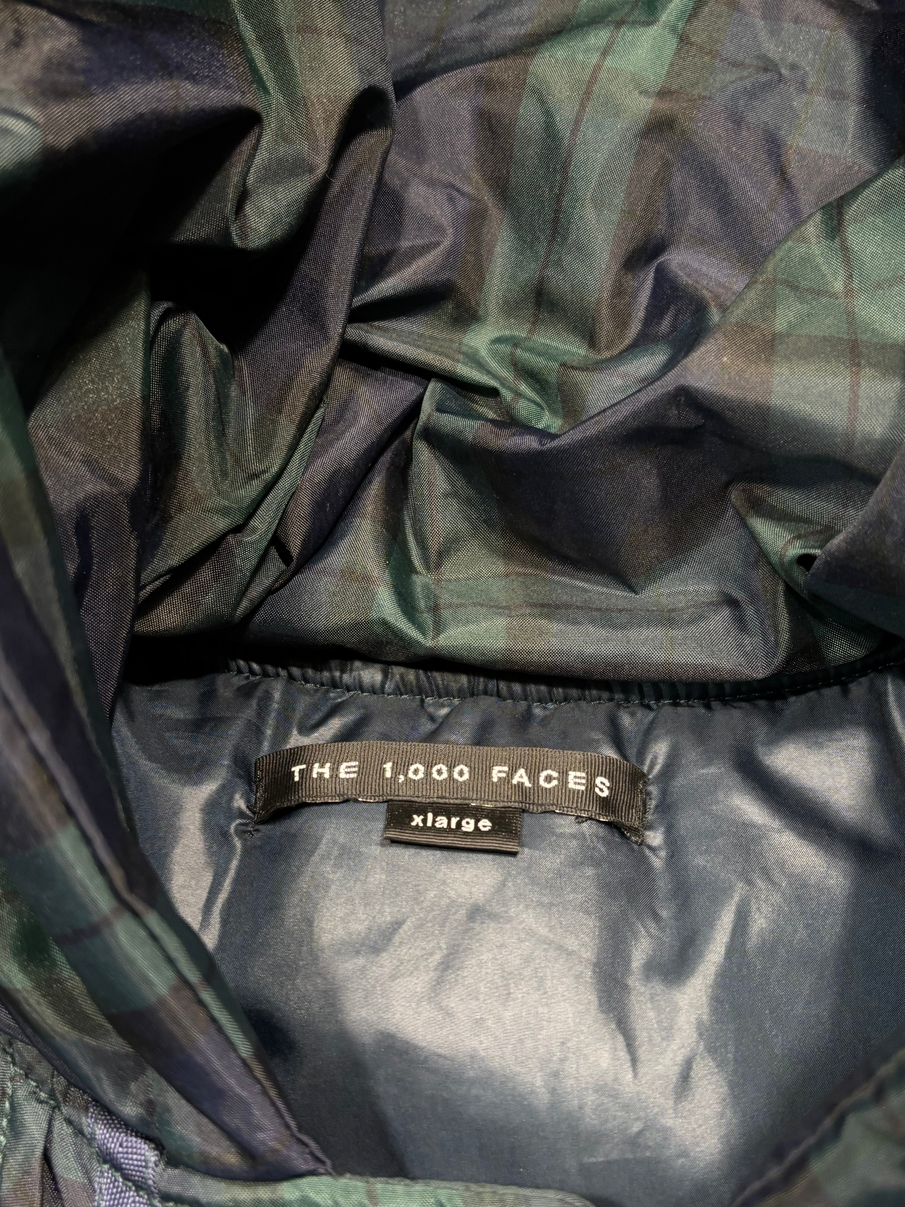 Montage Puffer Hooded Coat Green Plaid XL