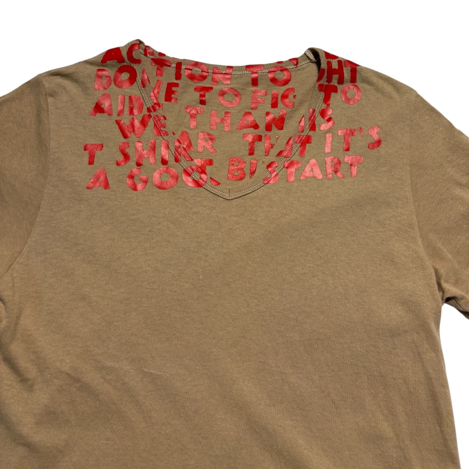 00s Martin Margiela AIDS Tee ココノエ期　Made in italy