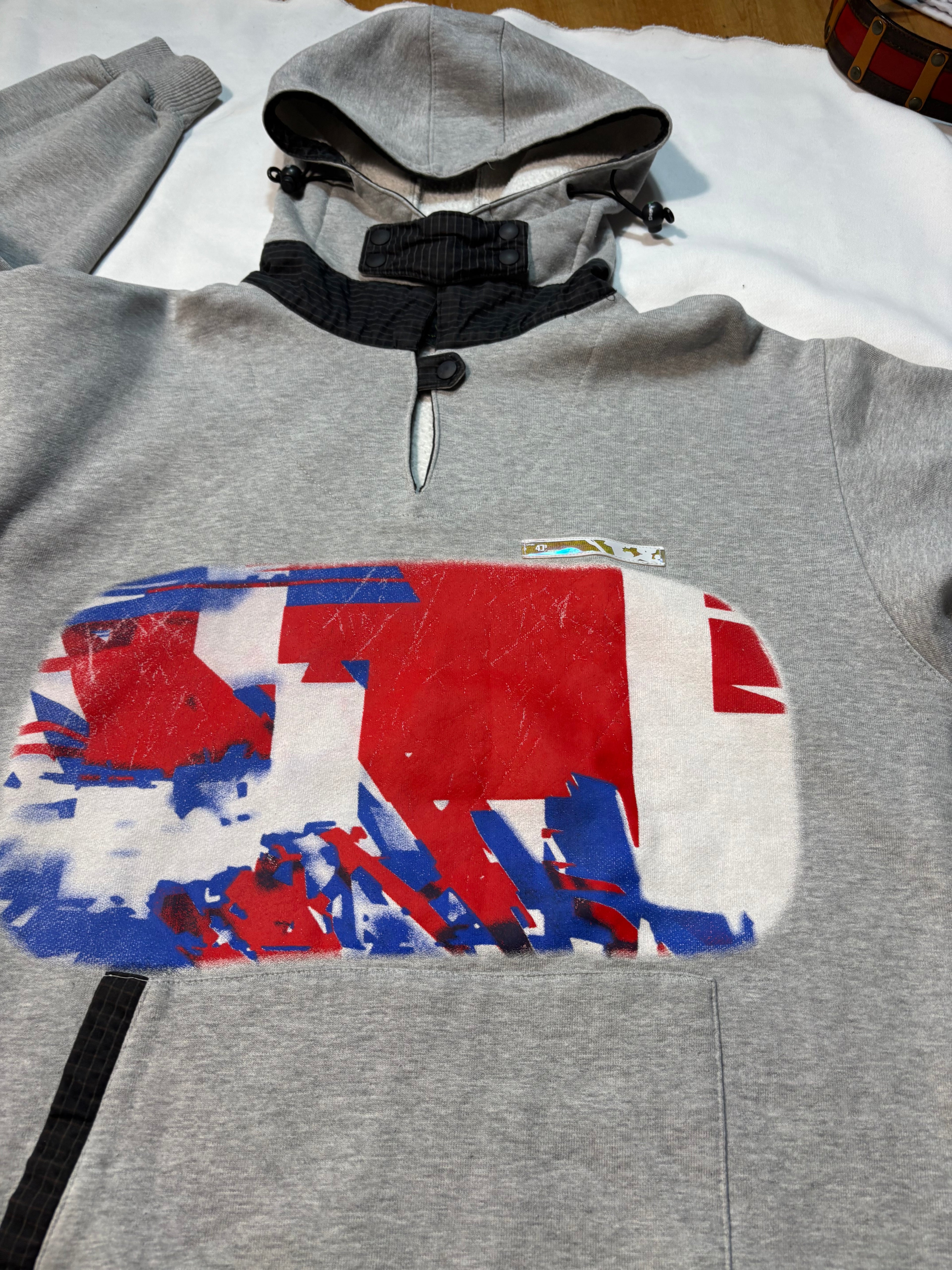 00s Swagger Tech Draw Code Heavy Hoodie