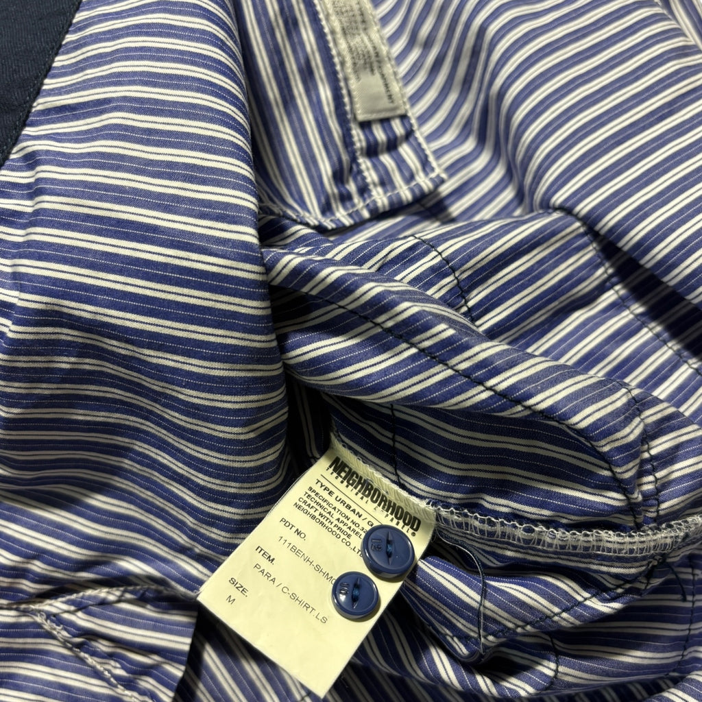 00s NEIGHBORHOOD technical stripe shirts