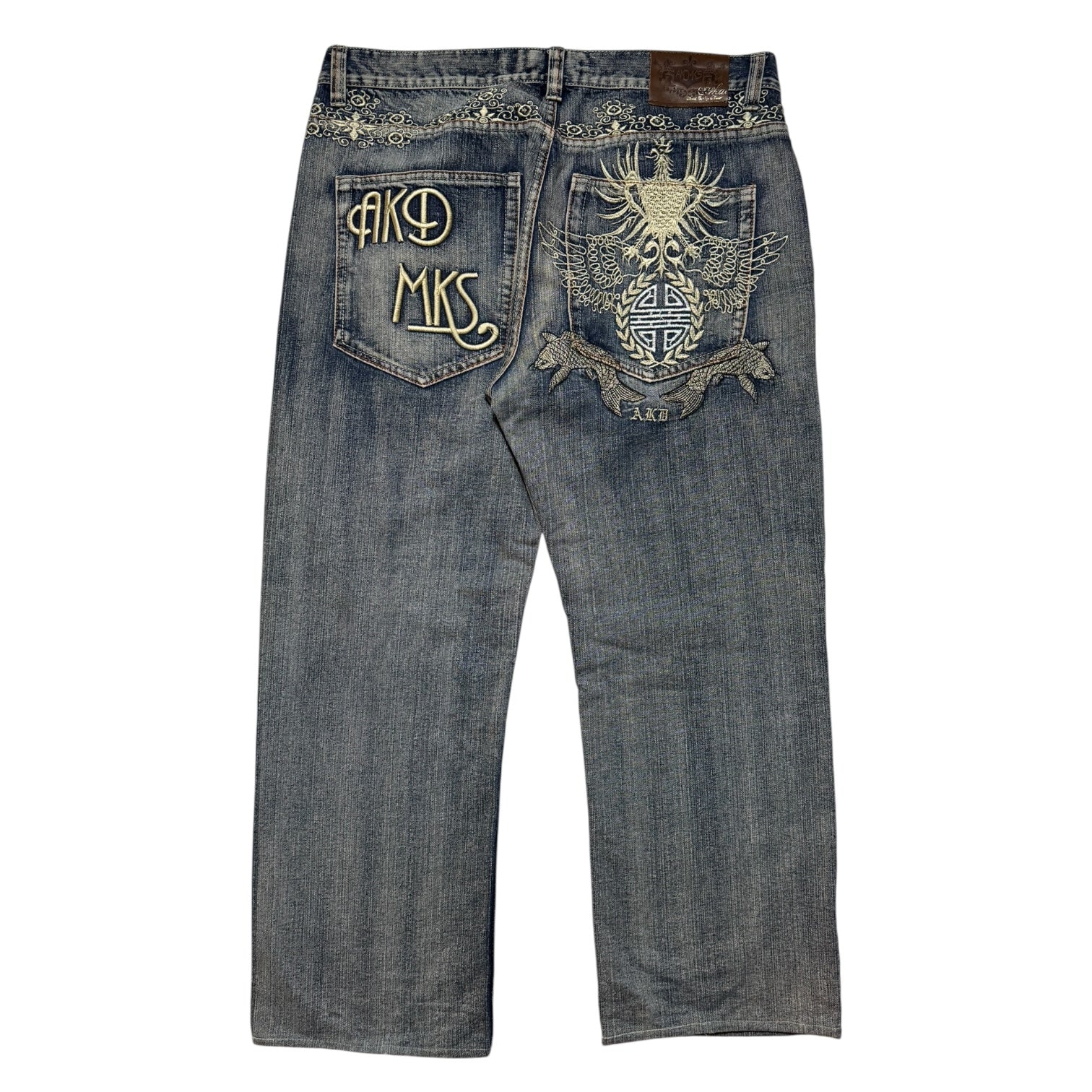AKADEMIKS Embroid Buggy Denim