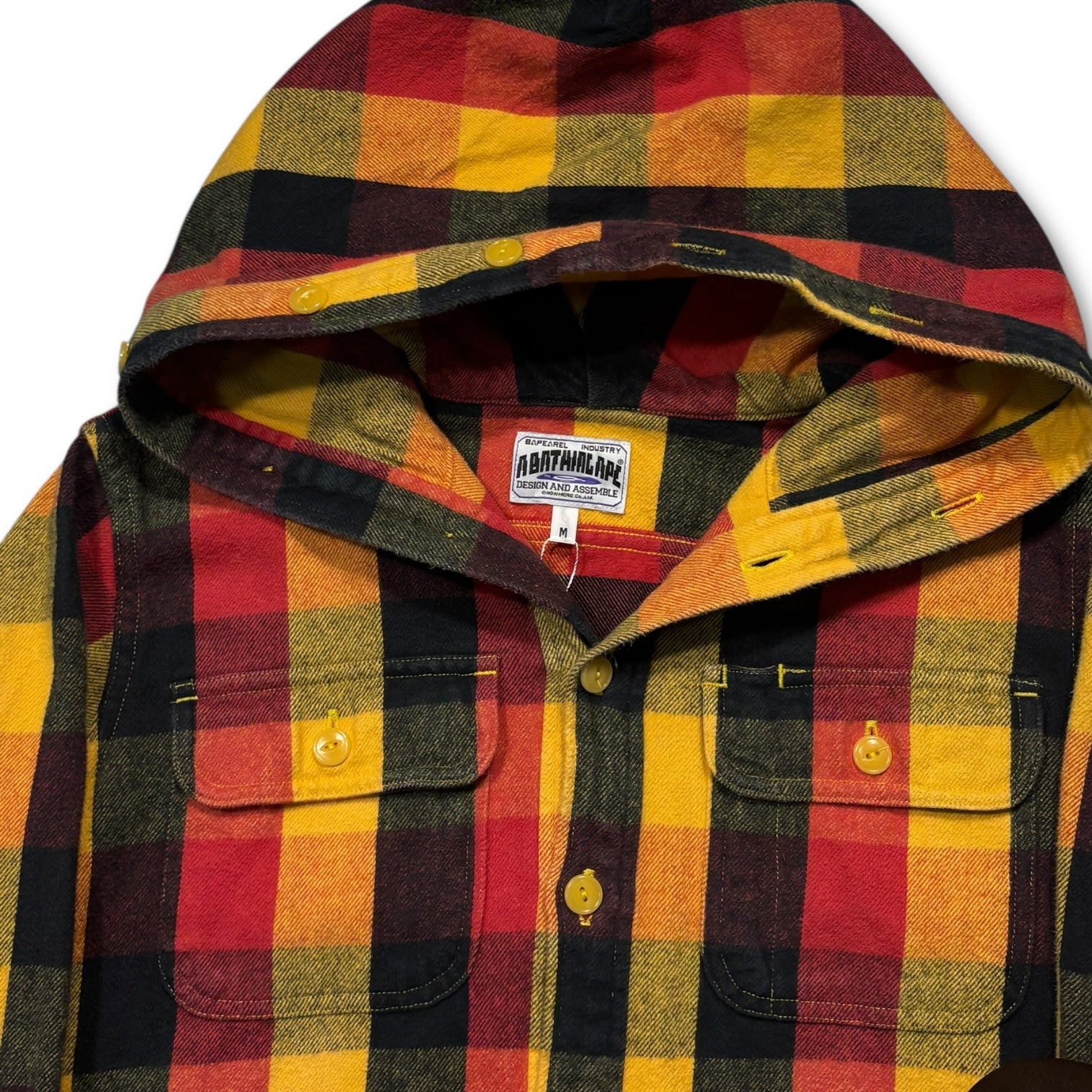 00s Bape Full Button Plaid Shirts