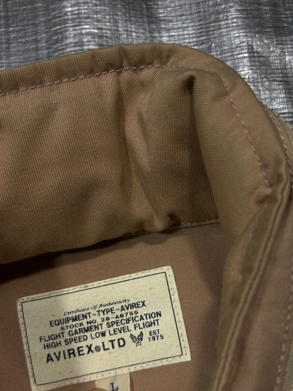 00s Avirex Technical Shirts Beige