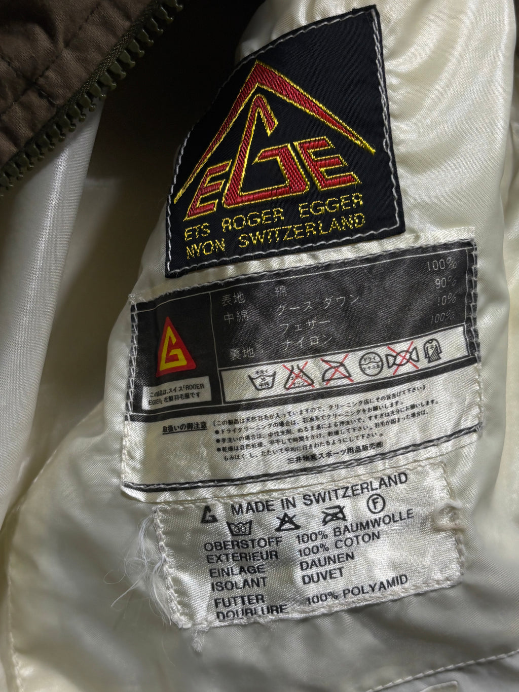 90s Rogger Egger Down Puffer Jacket