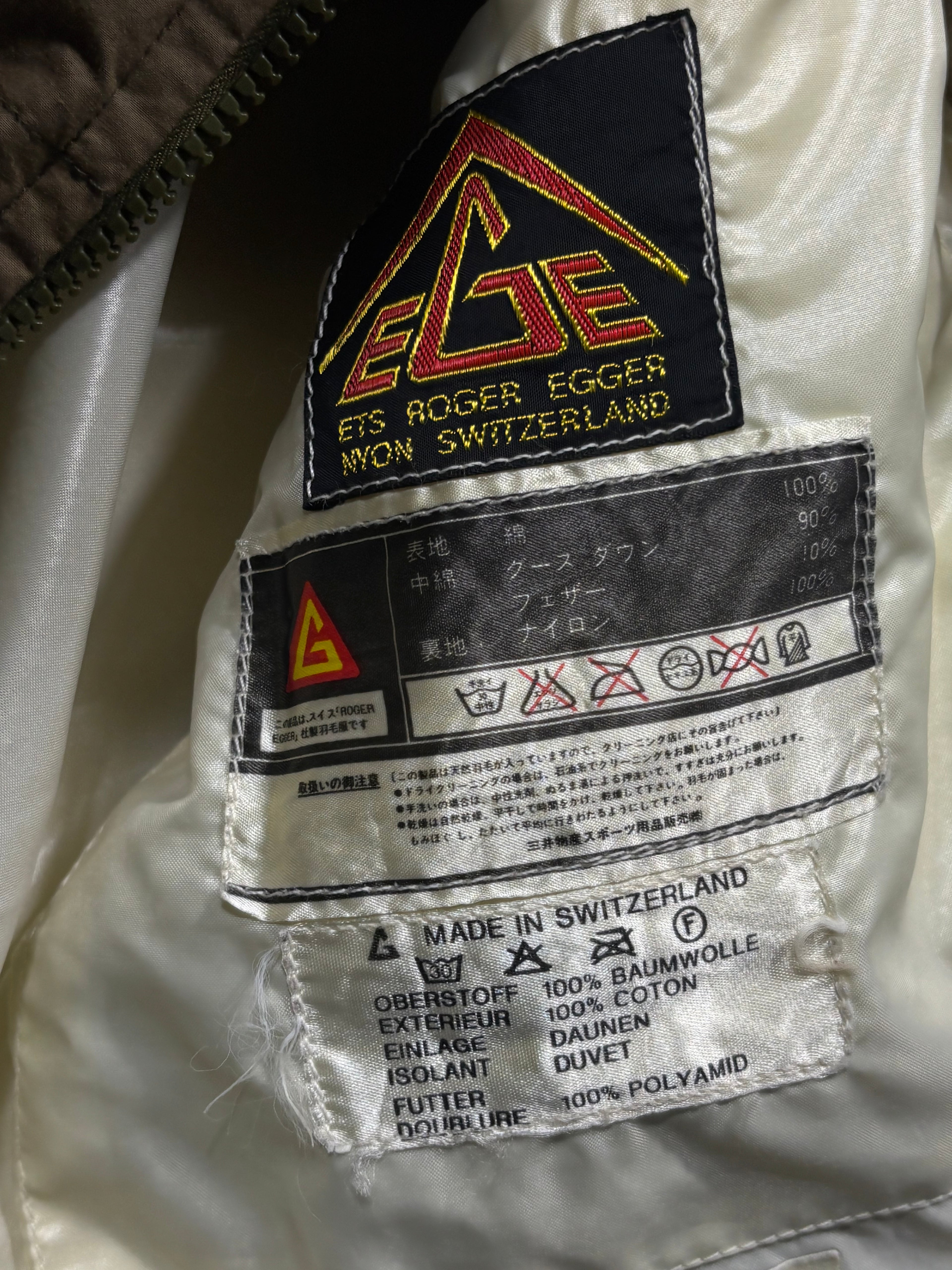 90s Rogger Egger Down Puffer Jacket