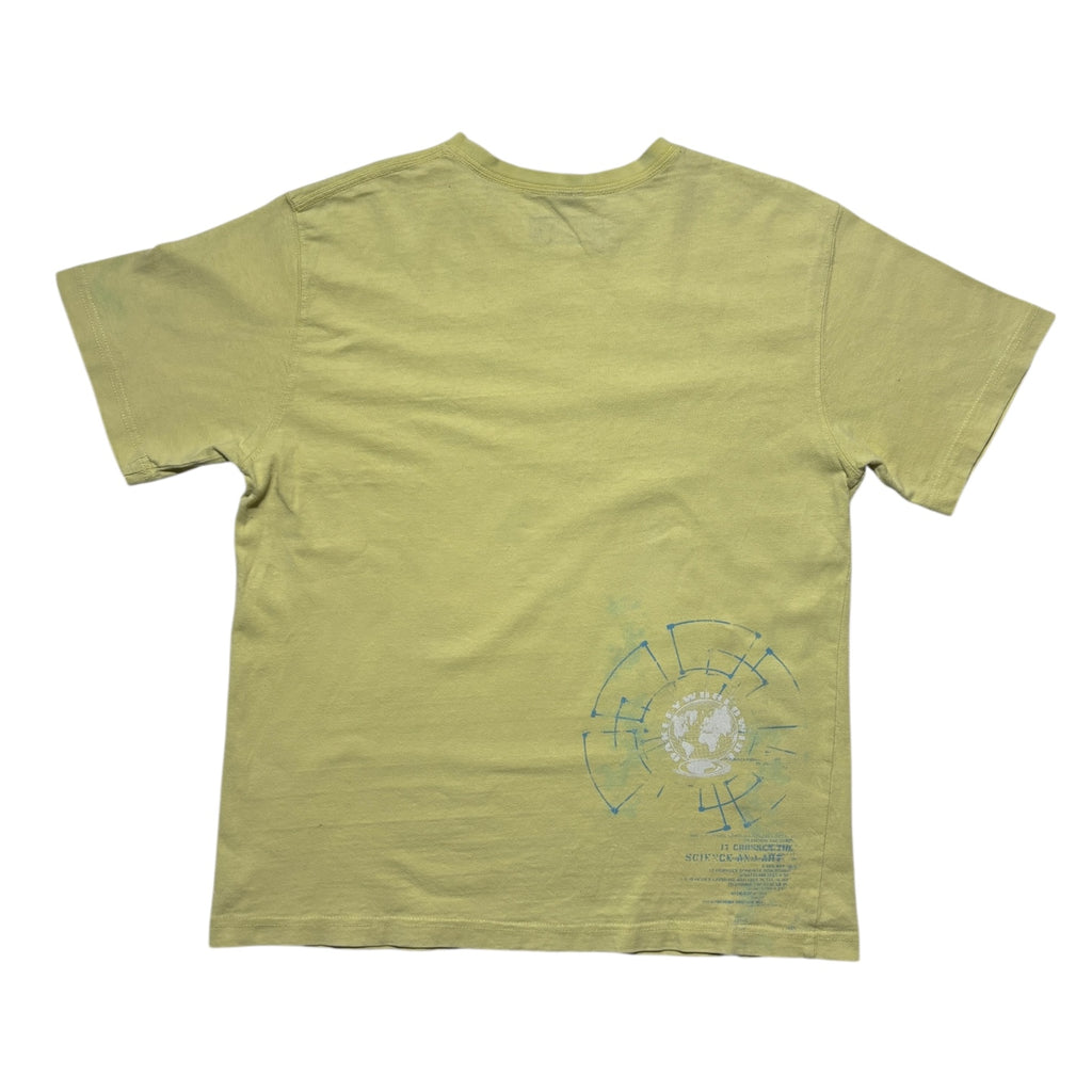 00s Oakley earth logo Tee Yellow