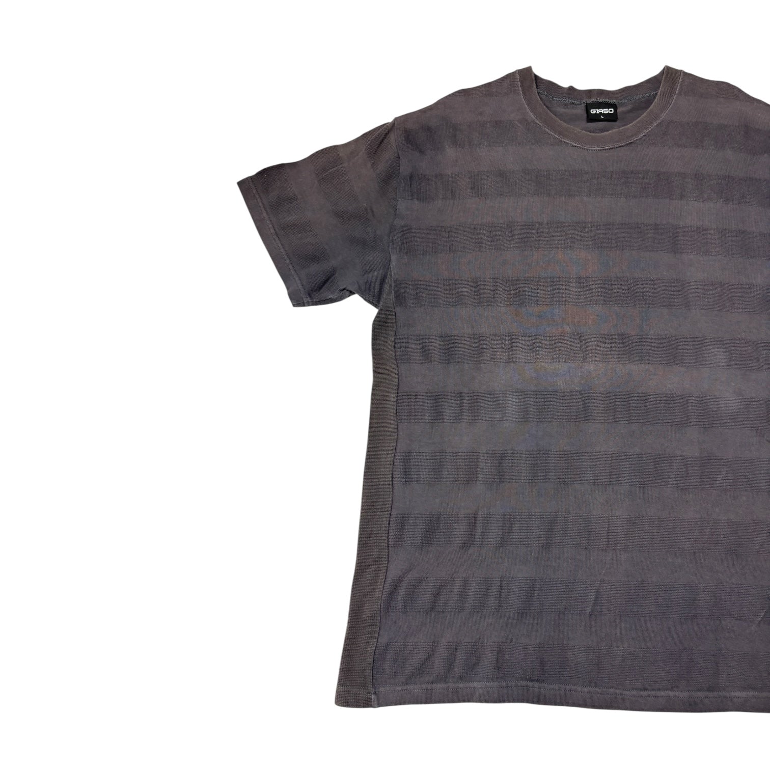 00s G1950 stripe tee grey