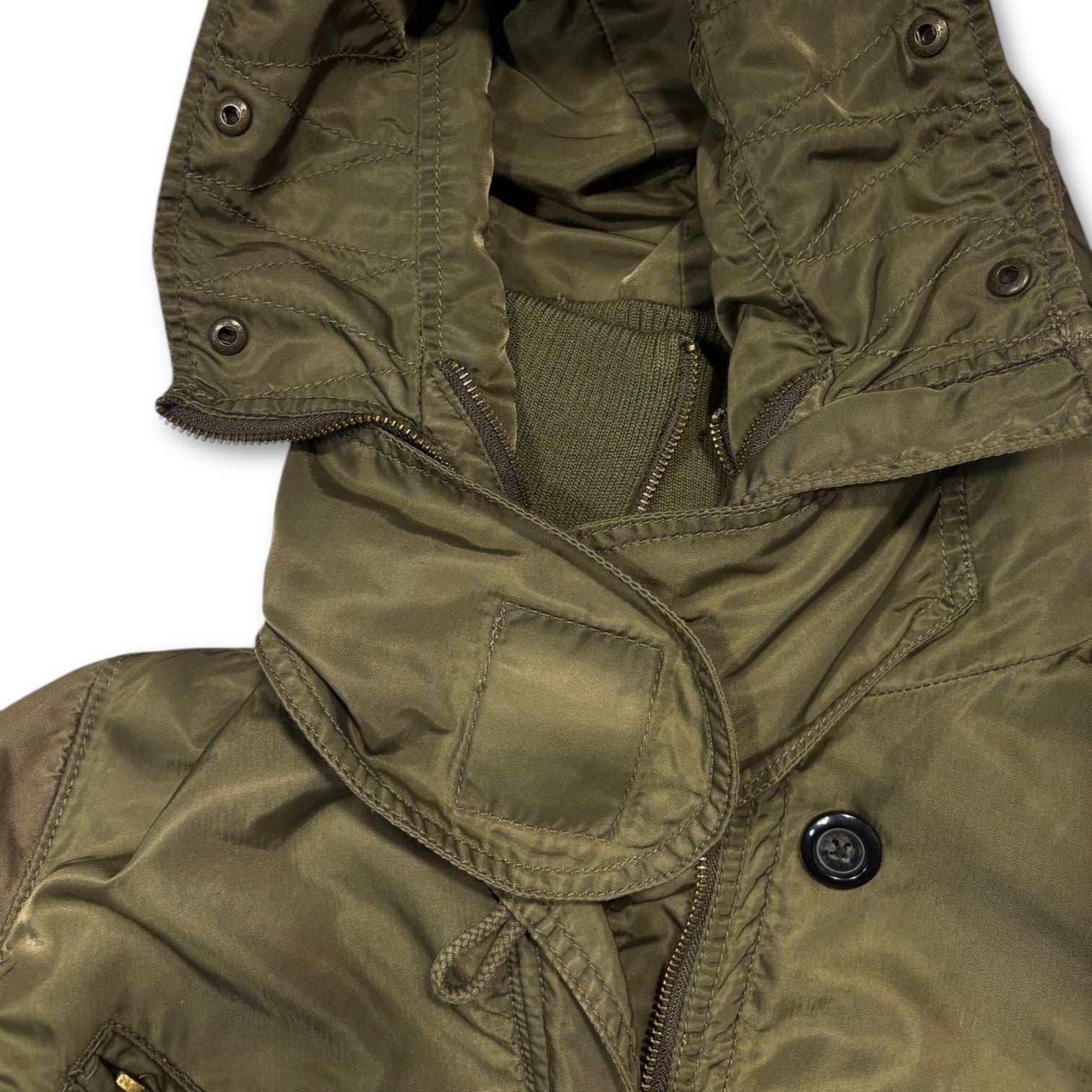 00s Avirex Gimmick Hooded Coat