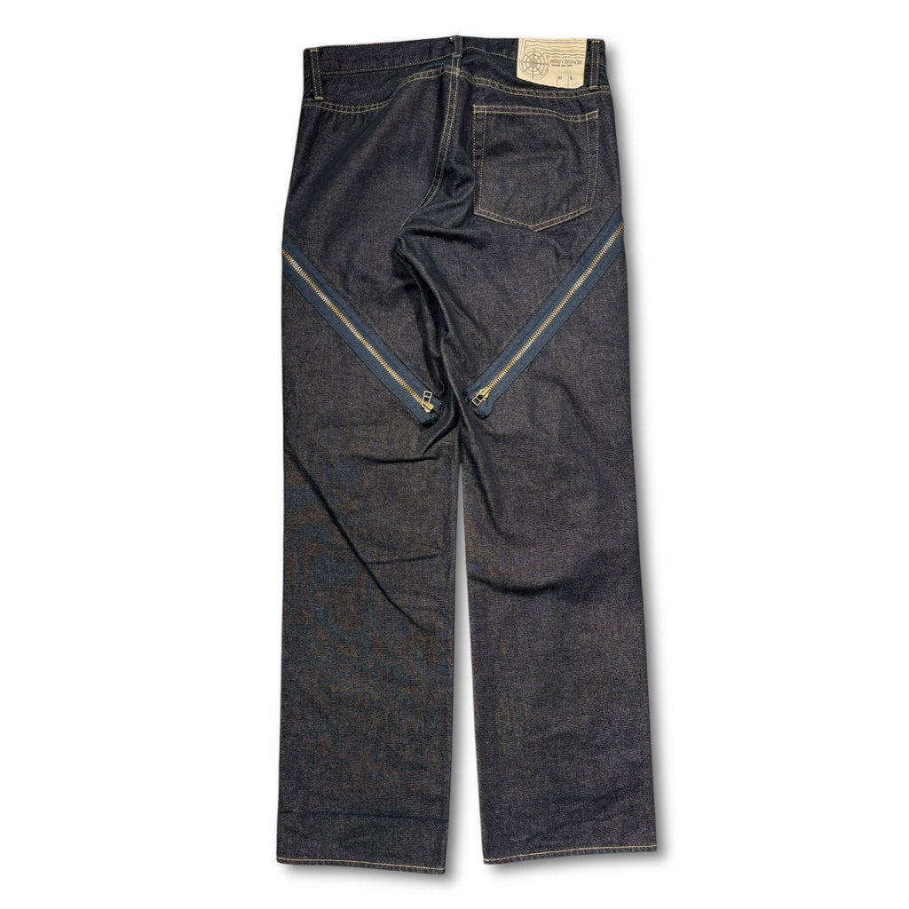 WASTBONE 00s Double Zip Denim cargo