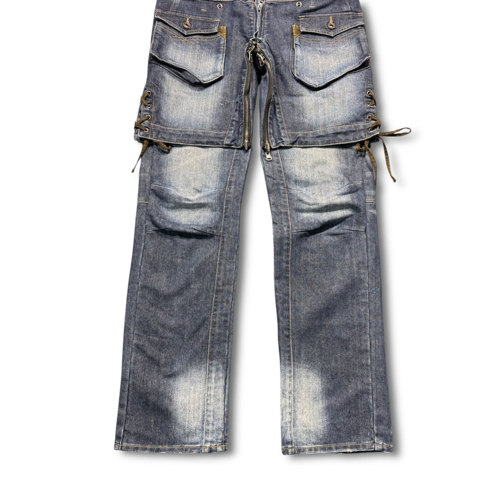 PPFM 2WAY Nordic Parachute Denim Cargo