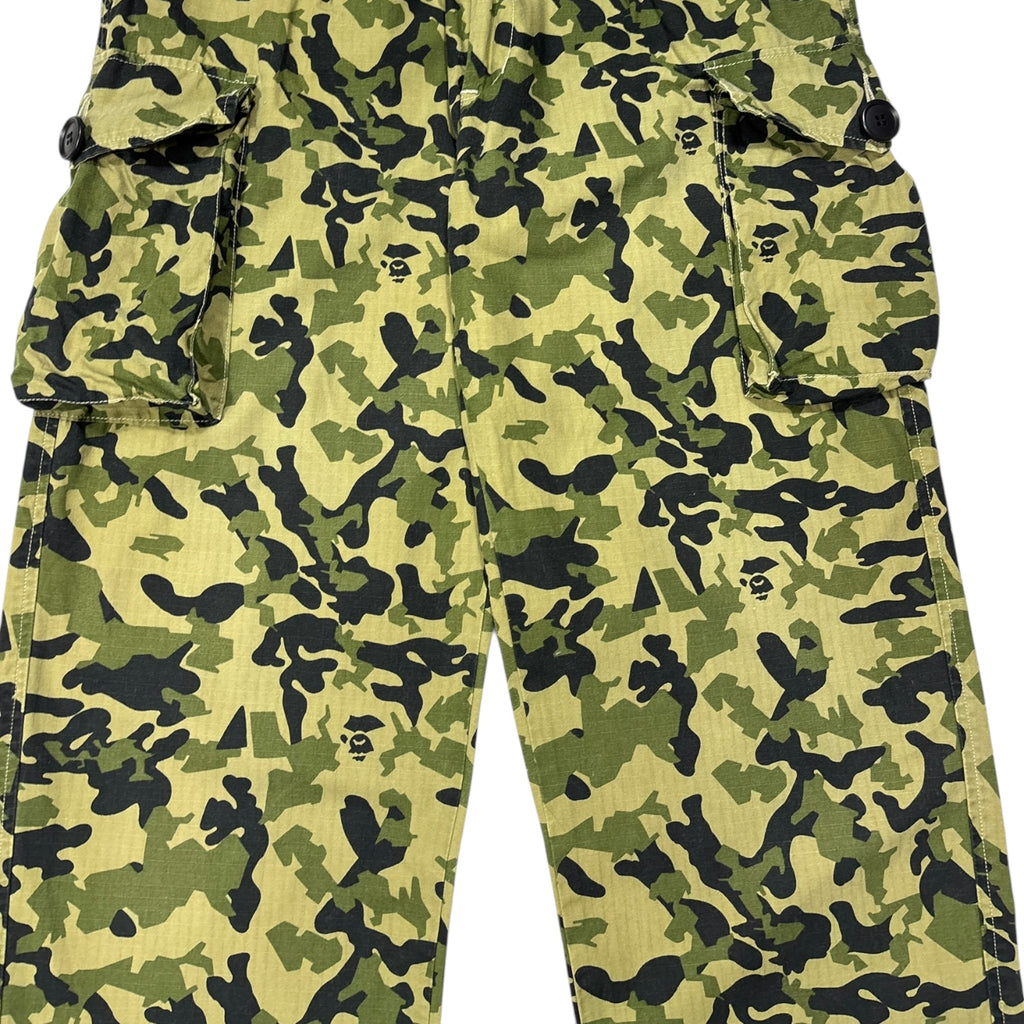 00s Bape head camo cargo