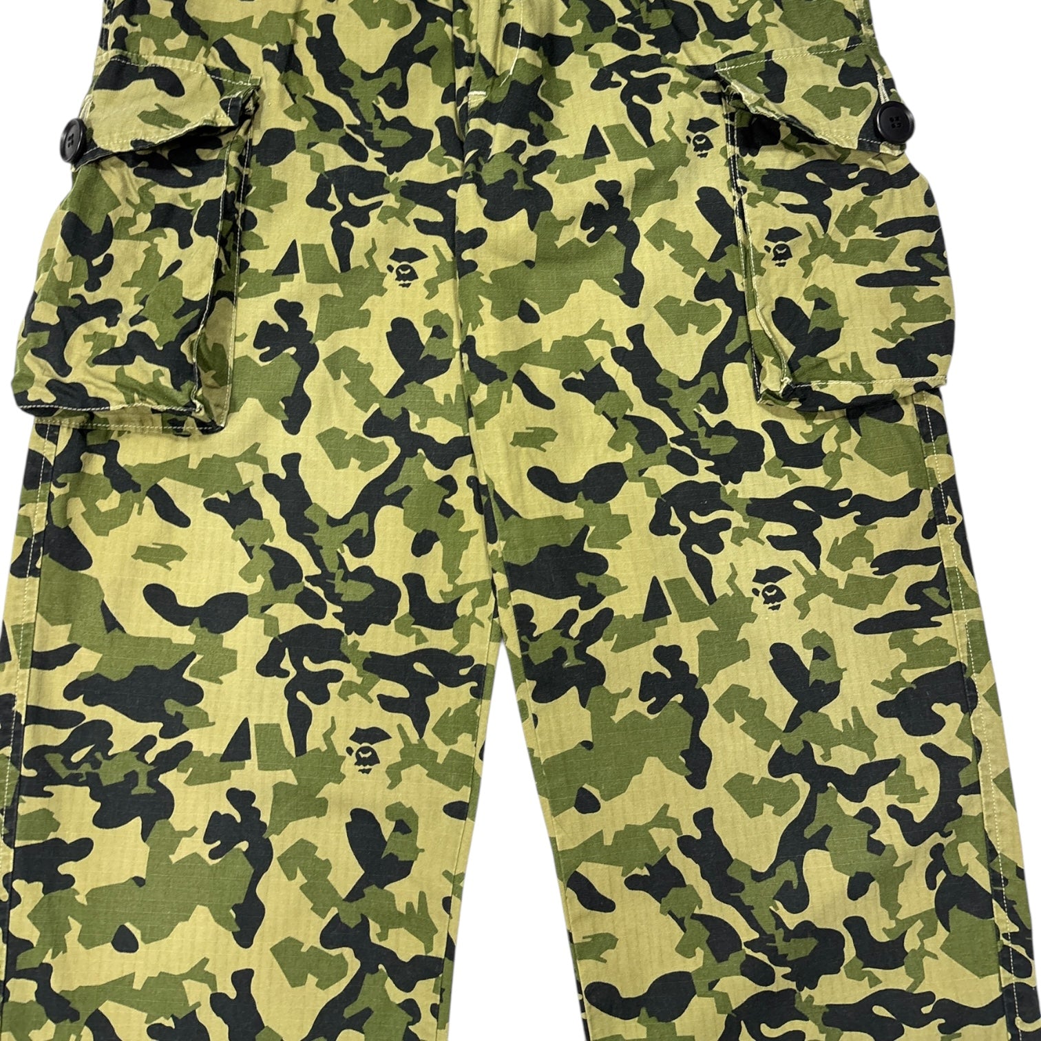 00s Bape head camo cargo
