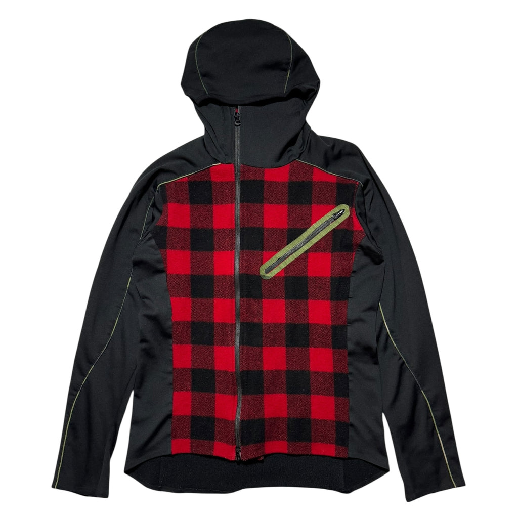 GRIFFIN Hybrid Plaid Tech Hoodie