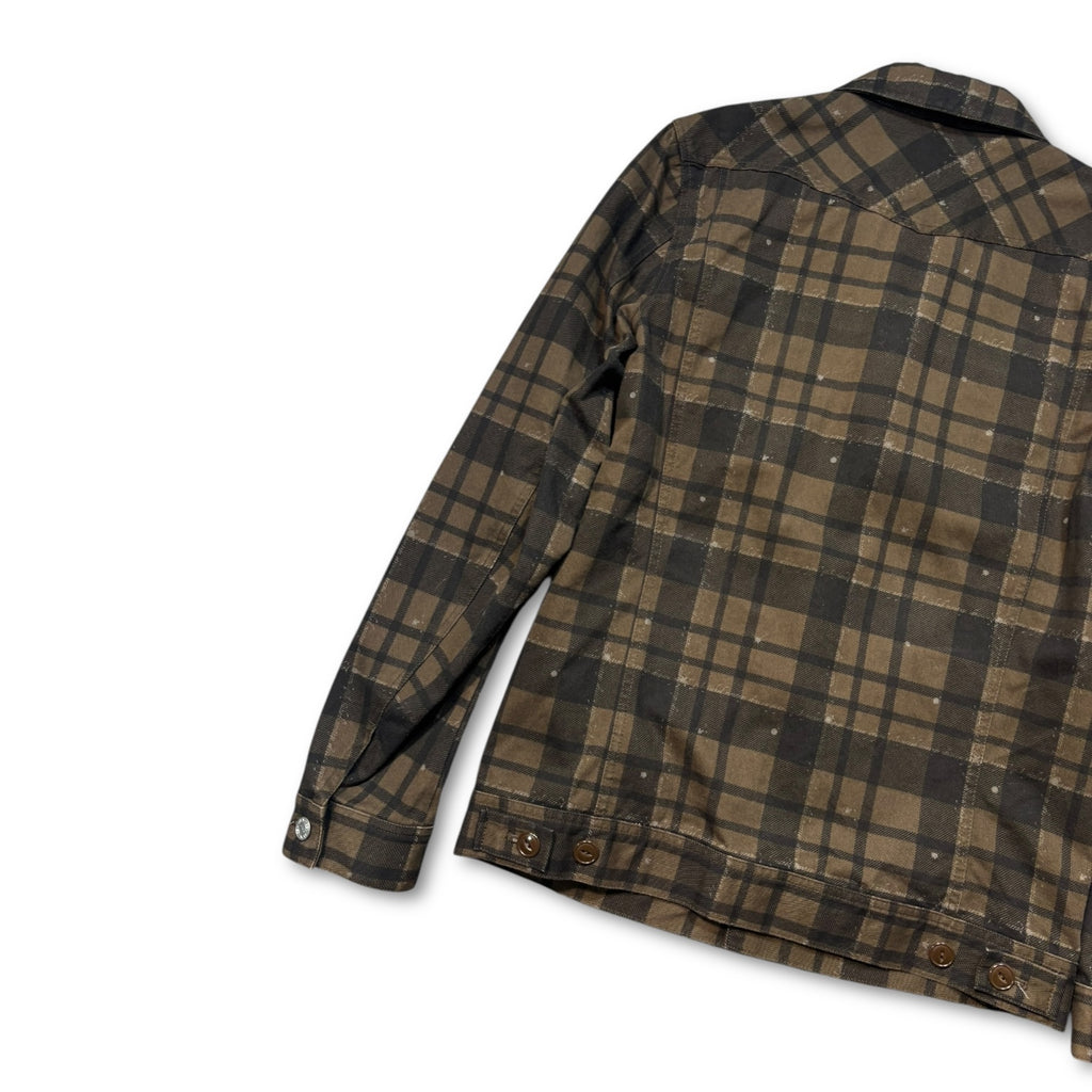 00s Montage Plaid Shirts Jacket